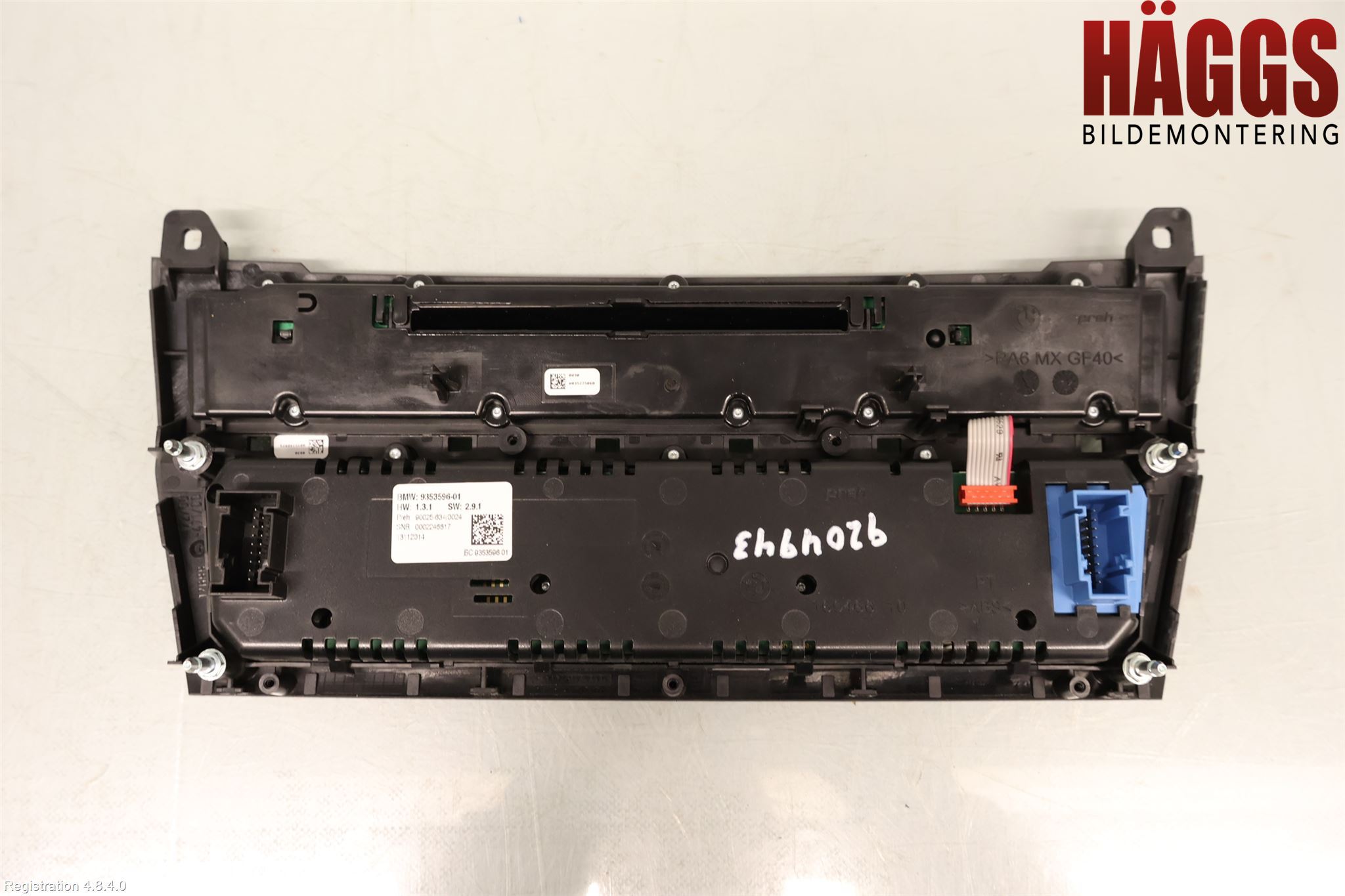 BMW 5 F10/F11/F18 09-17 Ac Styrenhet Ac Manöveren