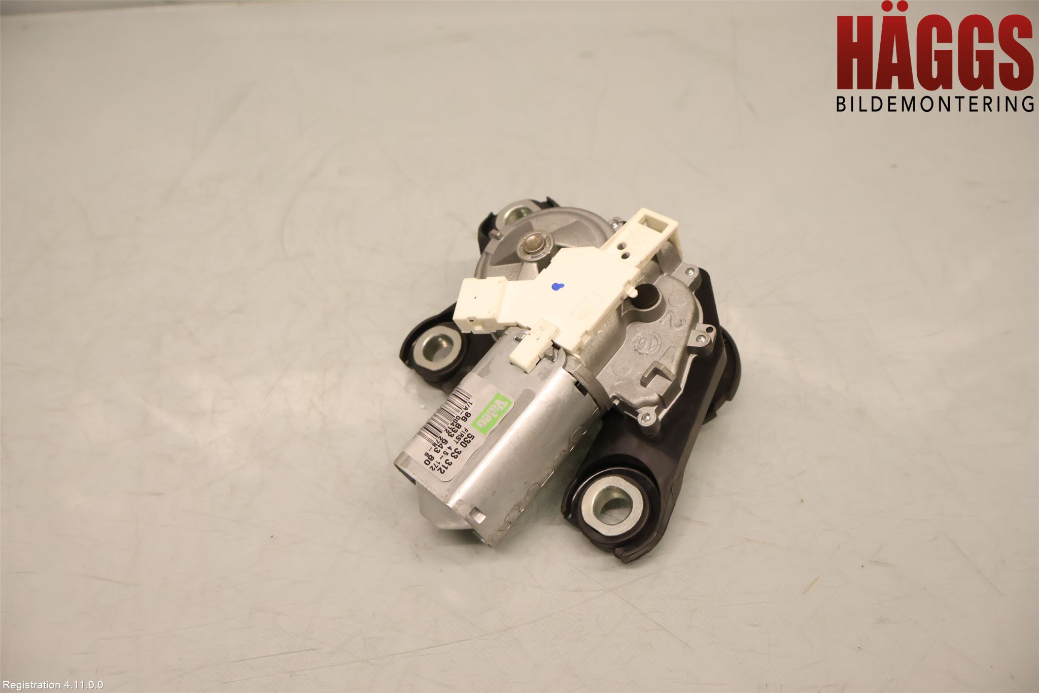 Peugeot PARTNER 16-18 Torkarmotor Baklucka