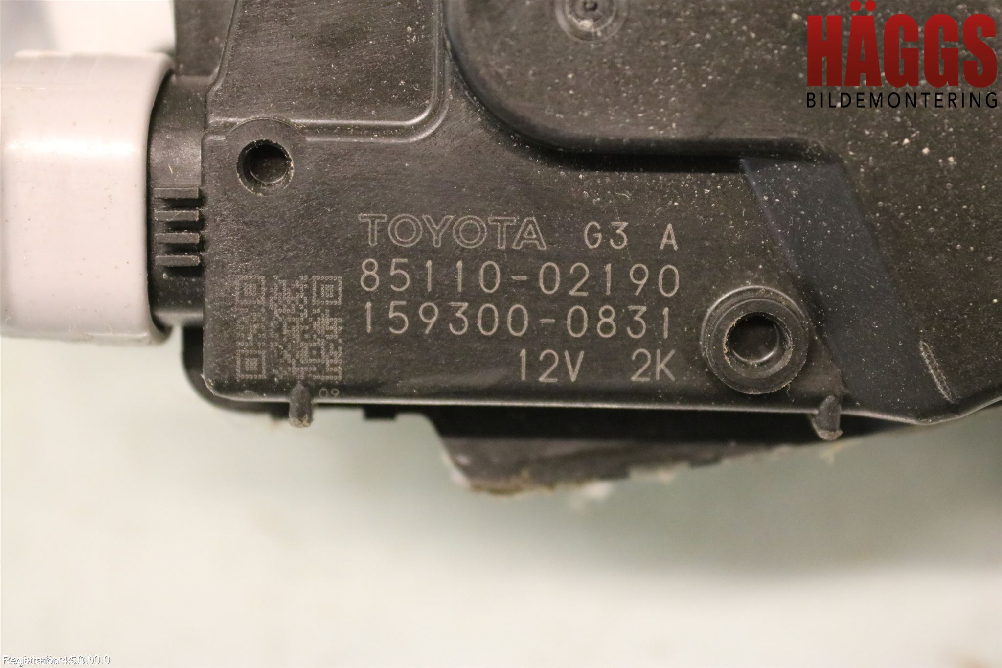 Toyota AURIS 07-09 Torkarmotor Vindruta