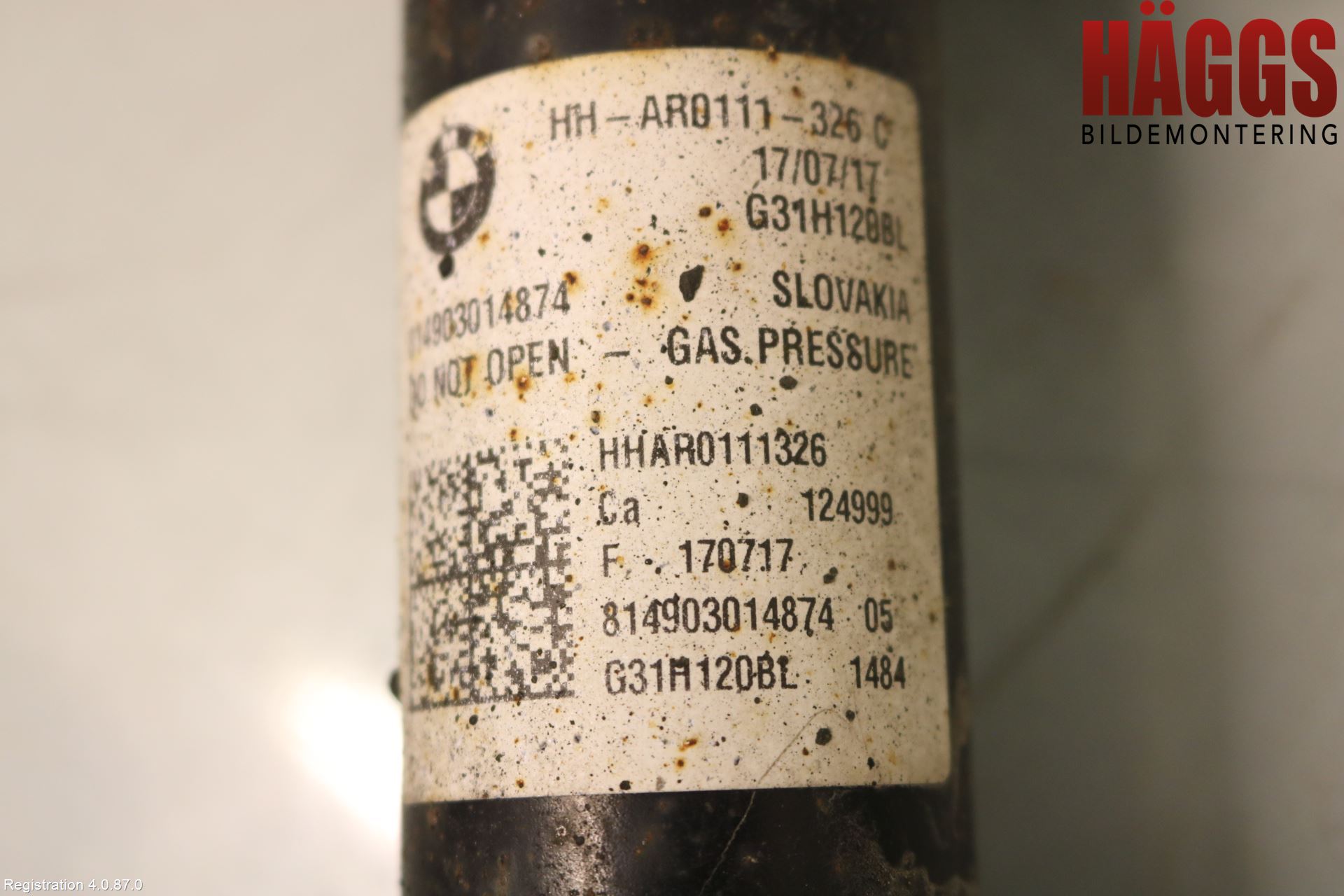 BMW 5 G30/G31/F90 17-23 Fjäderben Bak Höger