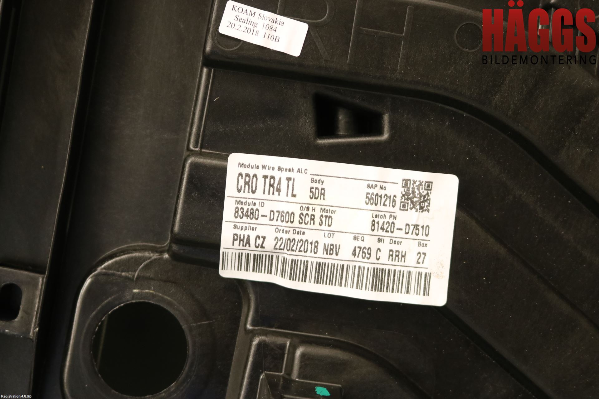 Hyundai TUCSON 05- Fönsterhissmekanism