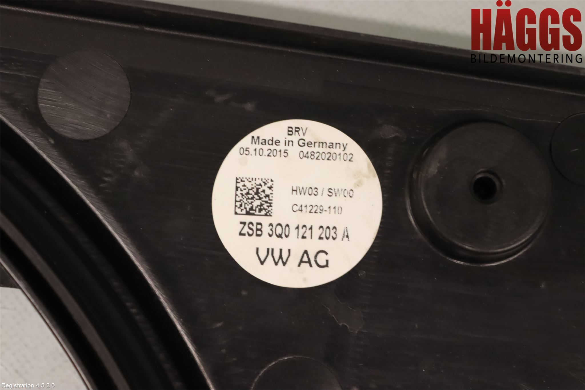 Volkswagen VW PASSAT 15-19 Kylfläkt El