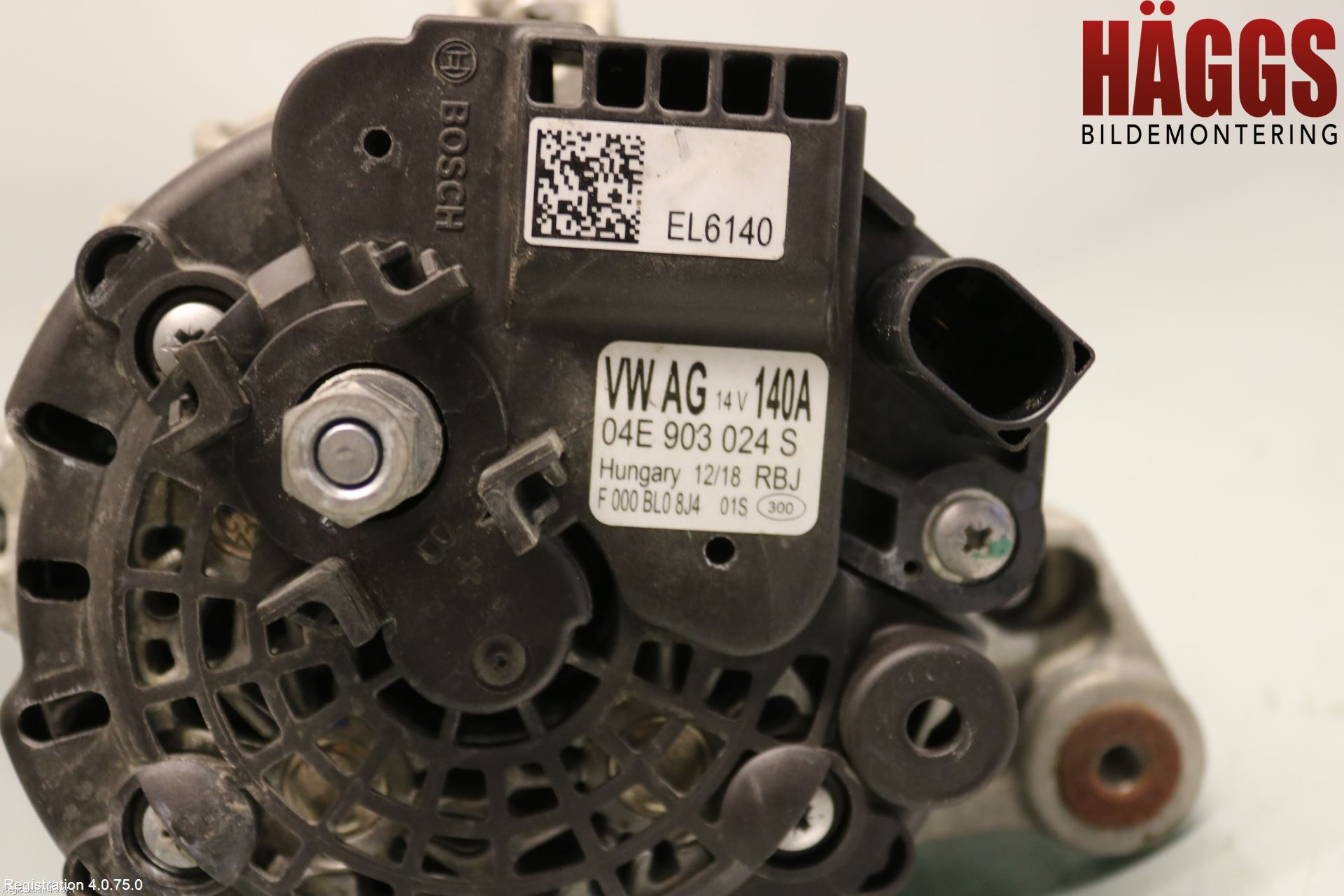 Volkswagen VW GOLF / E-GOLF VII 13-20 Generator