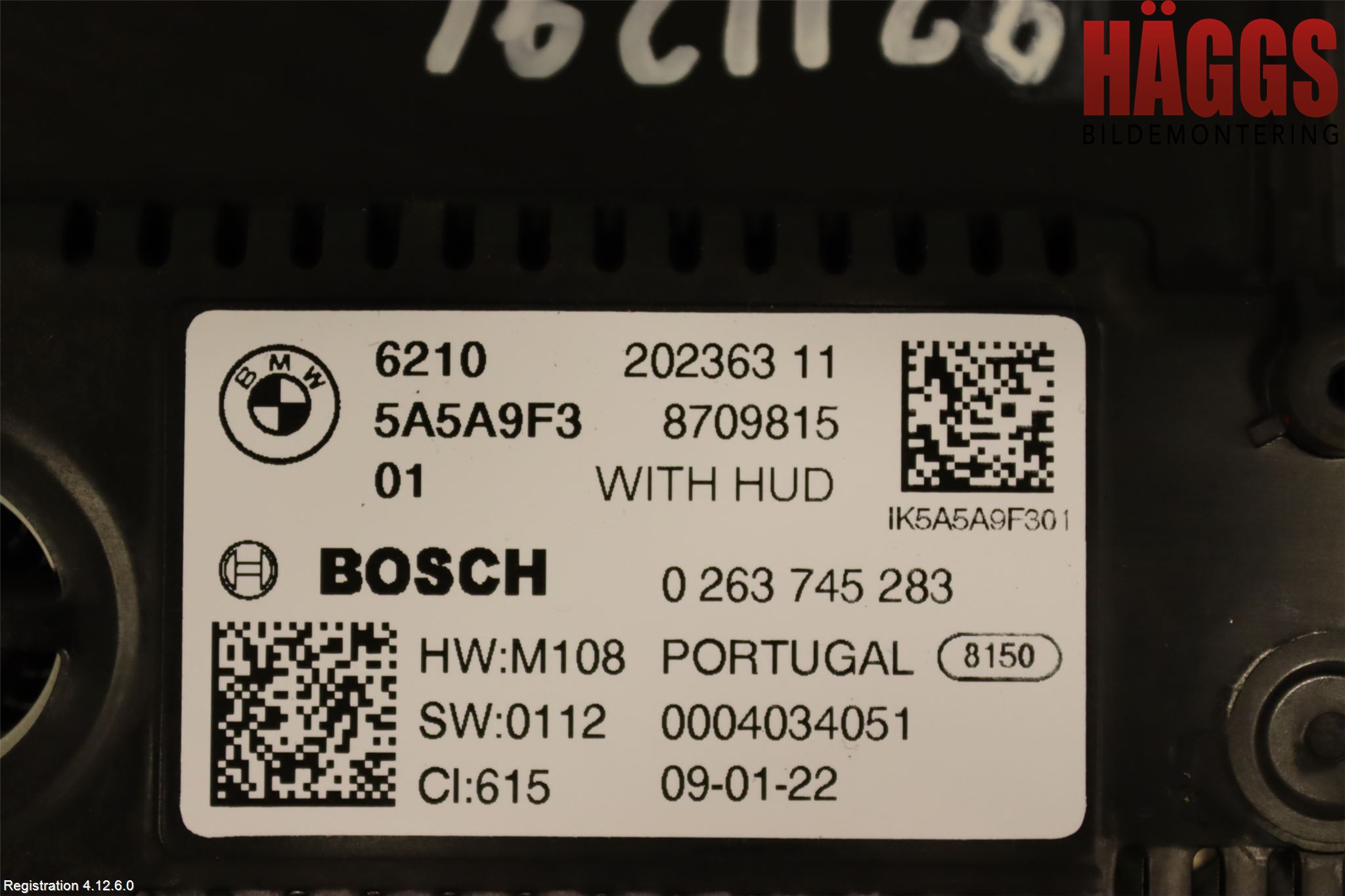BMW X4 G02 18- Instrument Komb