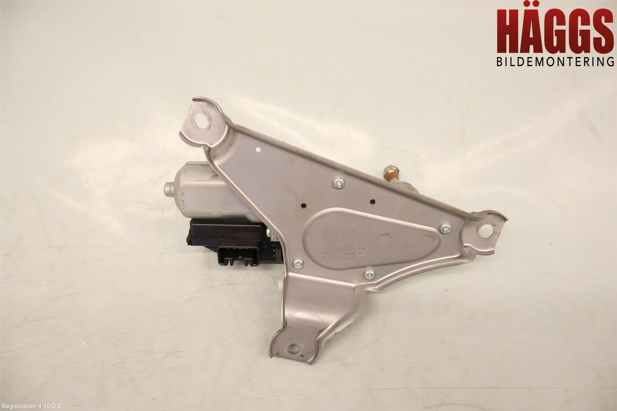 Toyota YARIS XP130 12-14 Torkarmotor Baklucka
