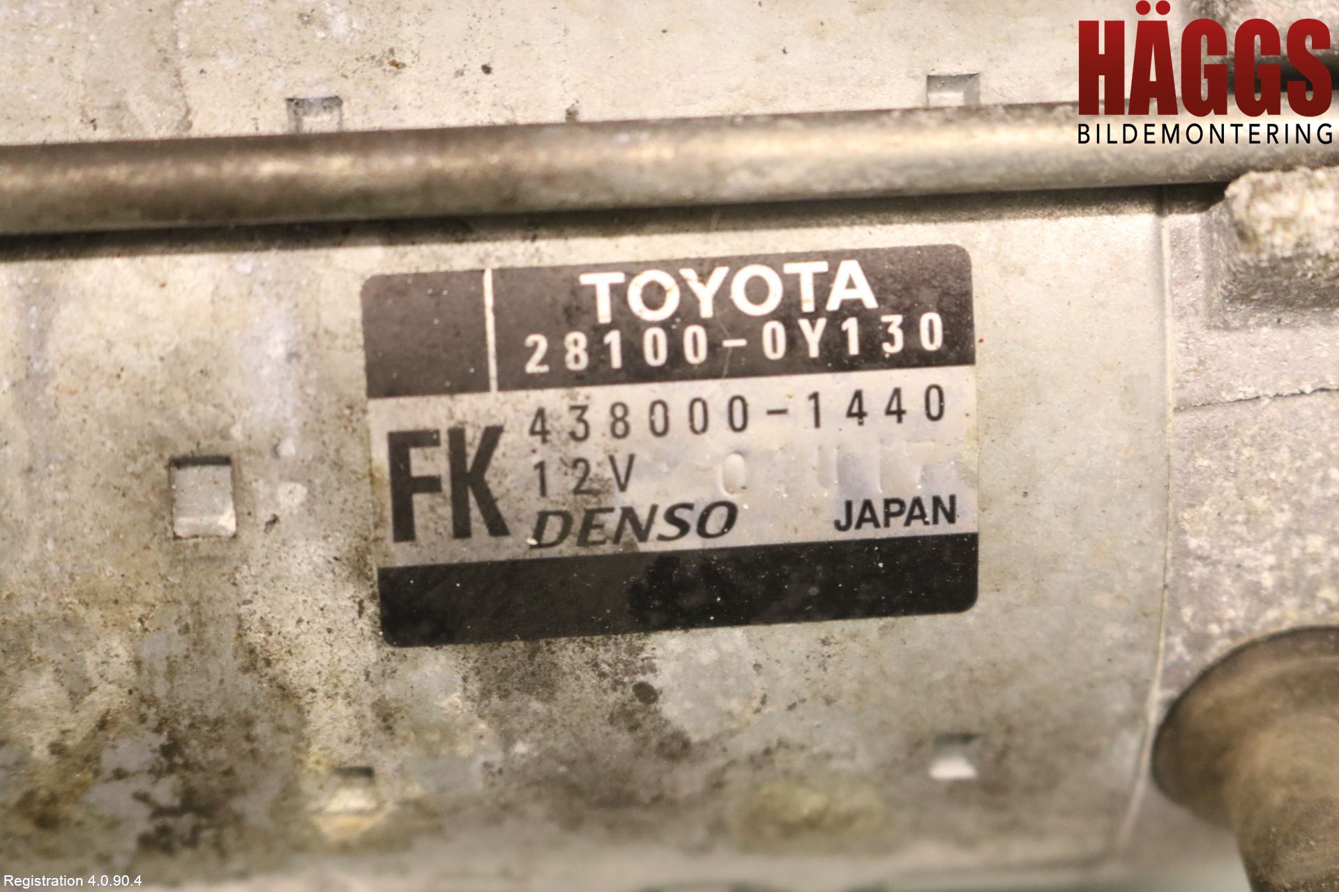 Toyota YARIS XP130 15-20 Startmotor