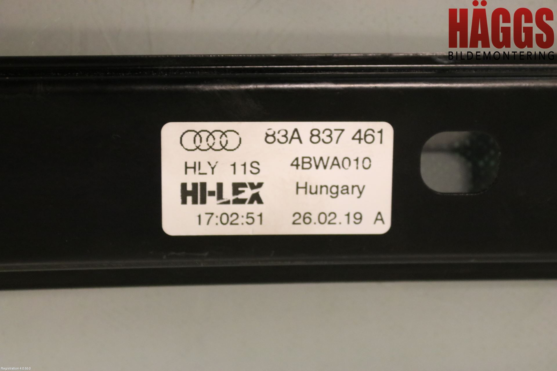 Audi Q3 F3 19- Fönsterhissmekanism