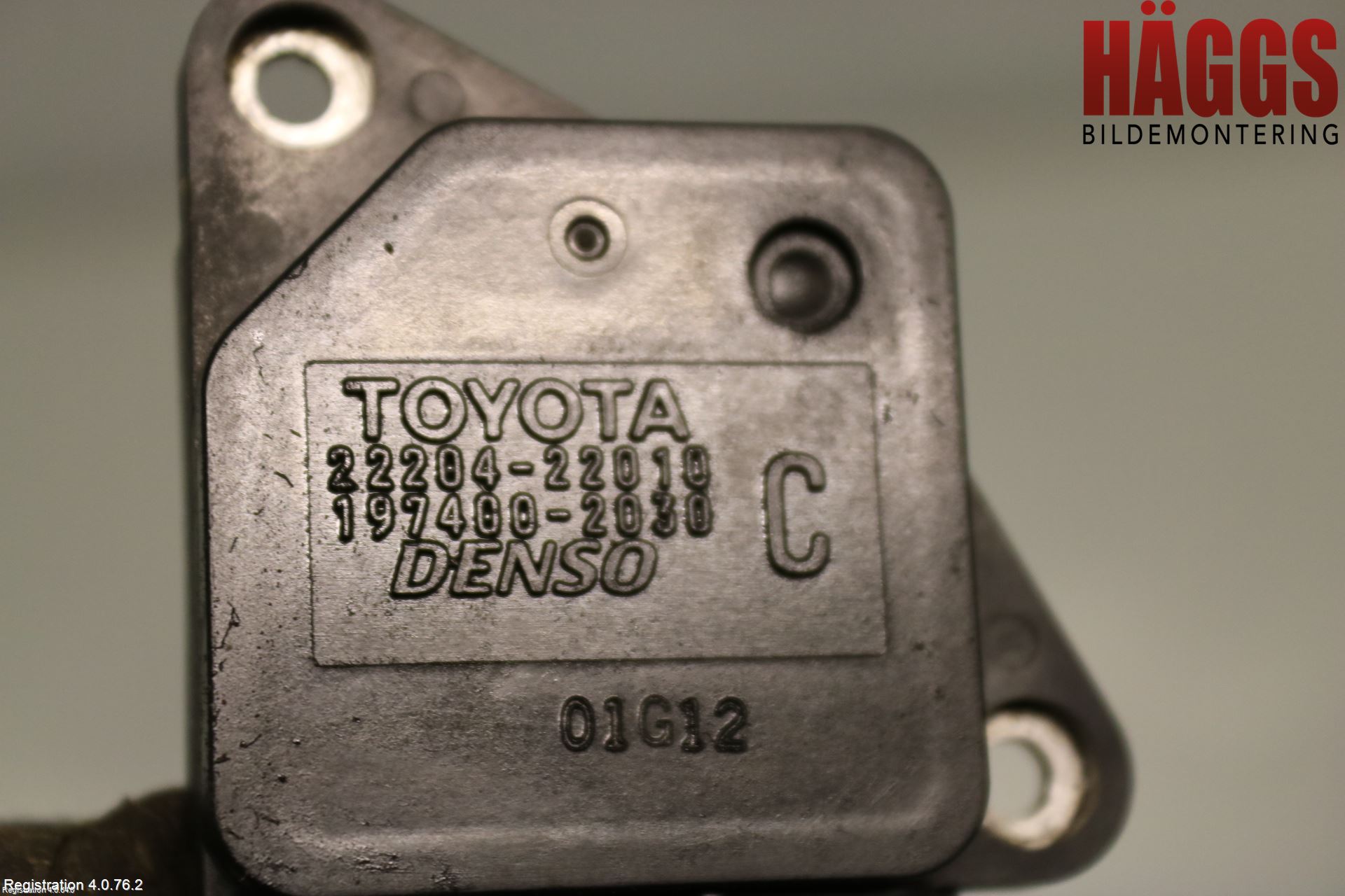 Toyota COROLLA 02-07 Injluftmassamätare