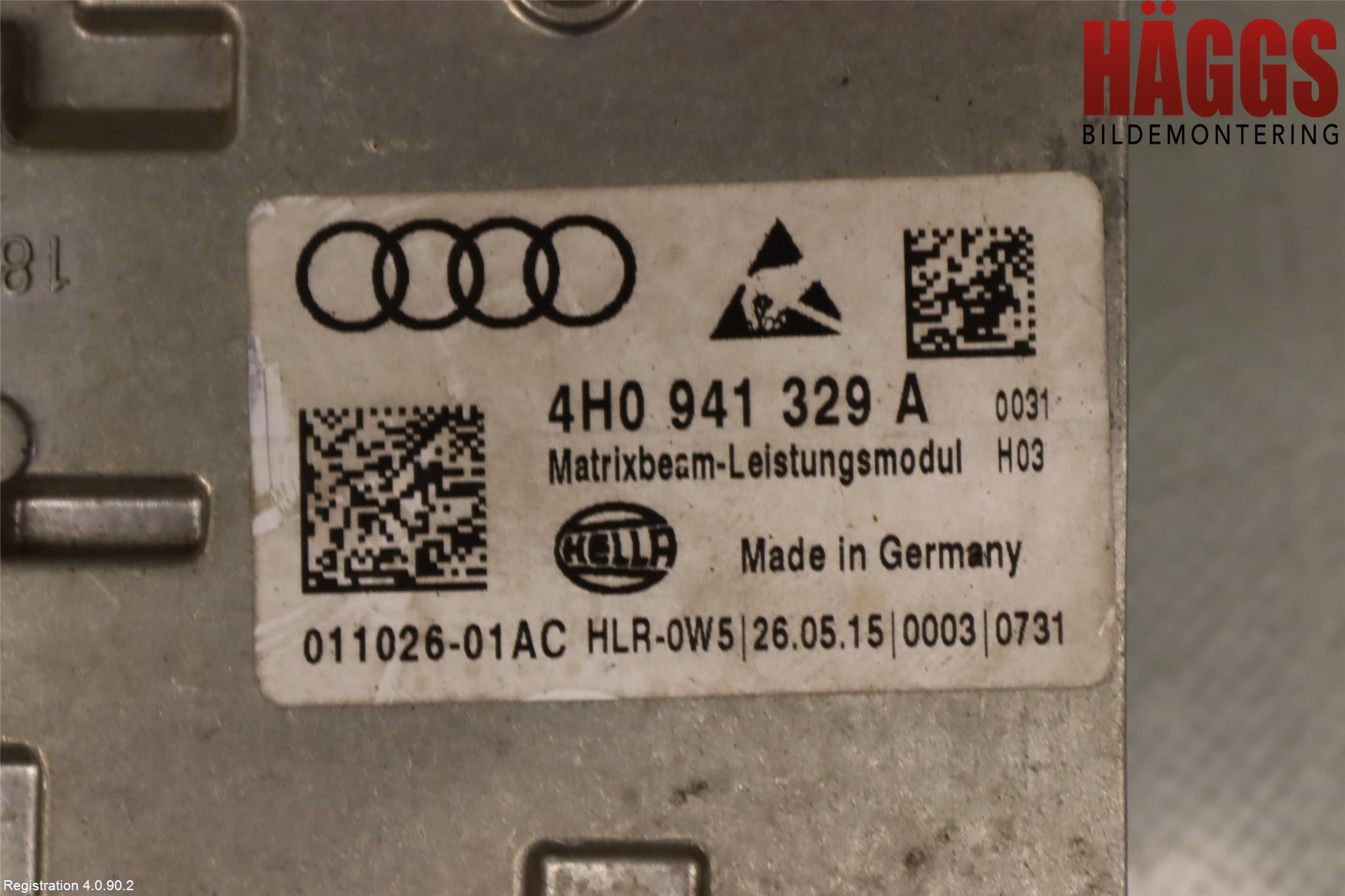Audi A6 ALLROAD 12-18 Styrenhet Strålkastare