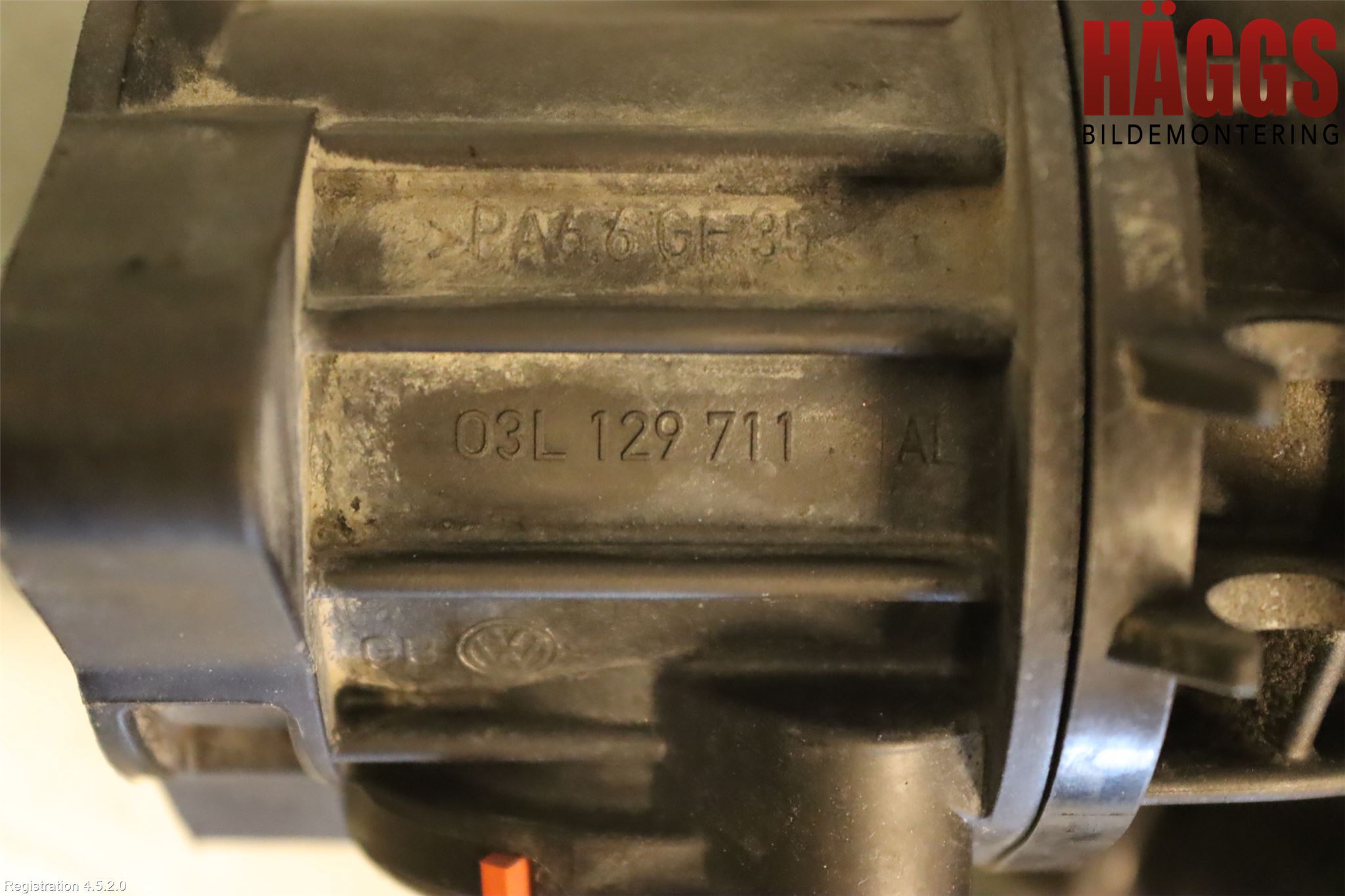 Volkswagen VW CADDY 11-15 Grenrör Insug