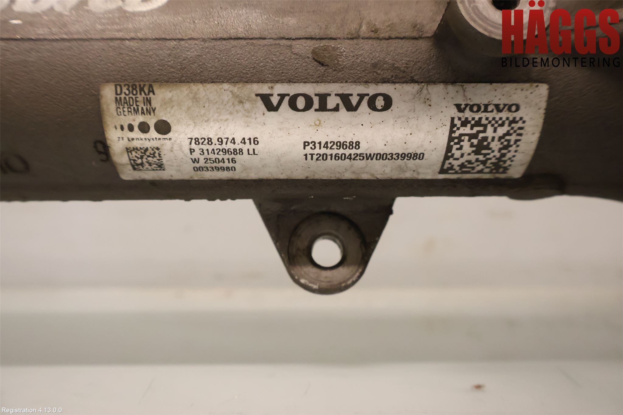 Volvo V60 14-18 Styrväxel-Snäcka Elektrisk