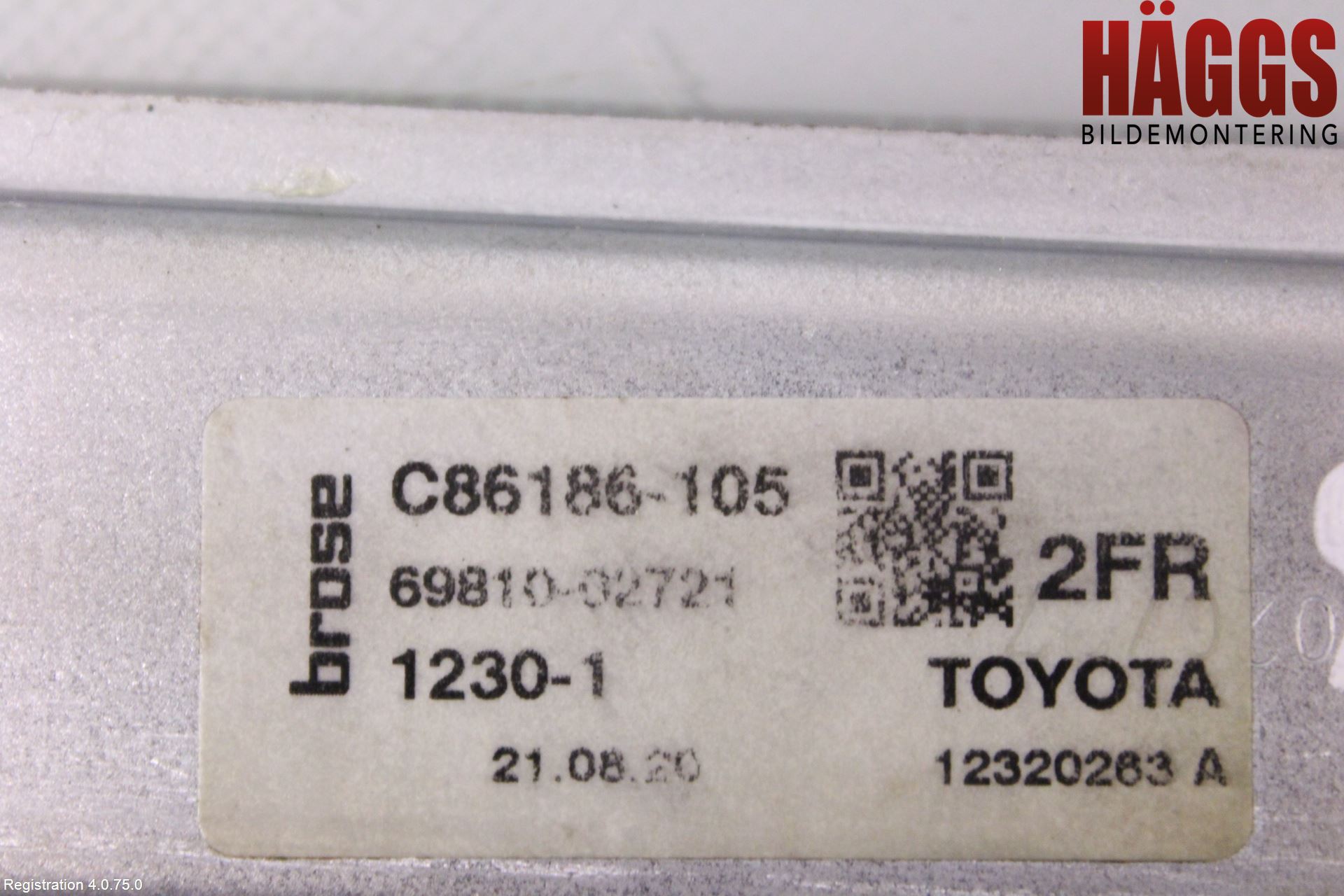 Toyota COROLLA 19- Fönsterhiss El Kompl