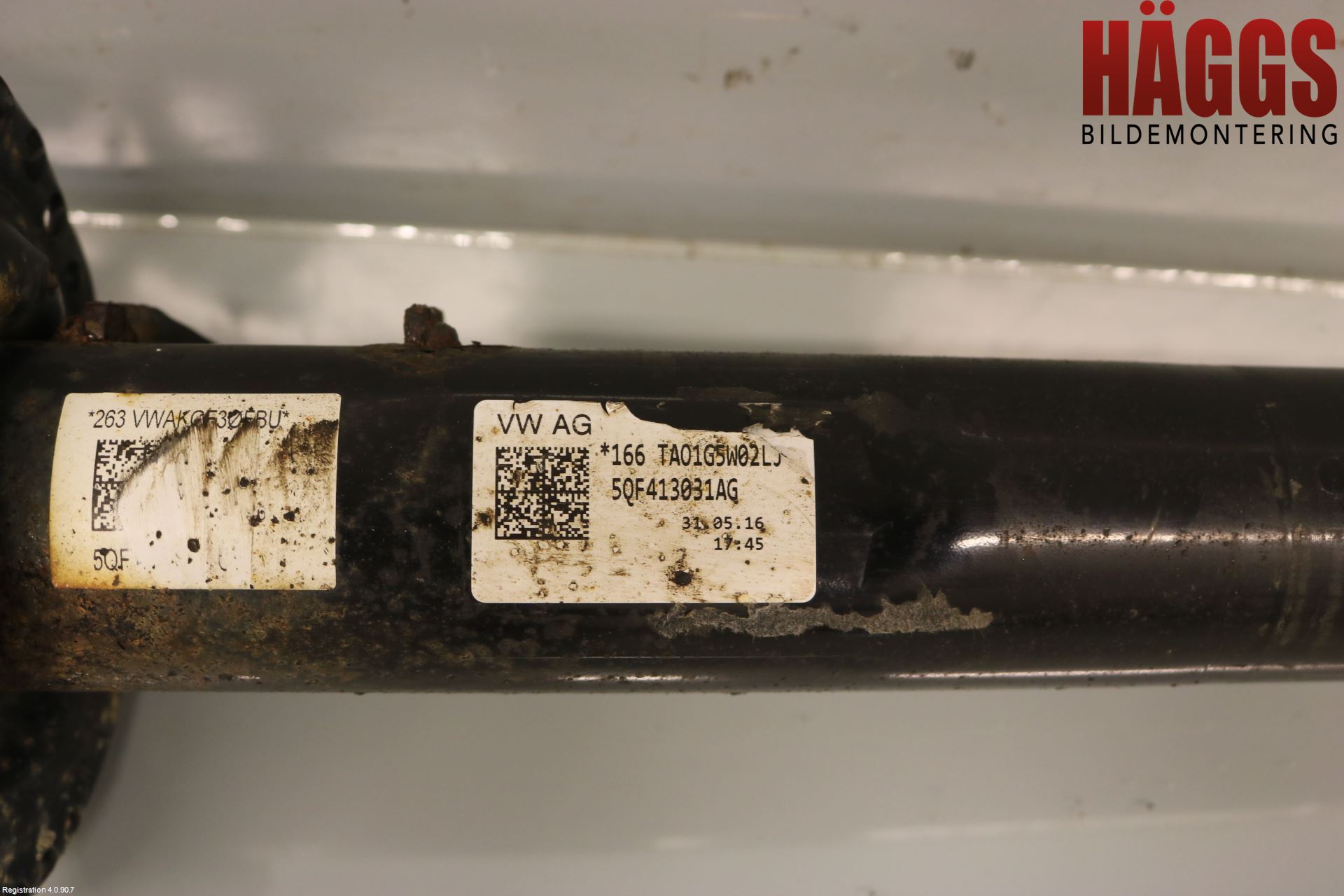 Volkswagen VW TIGUAN 16-24 Fjäderben Fram Höger