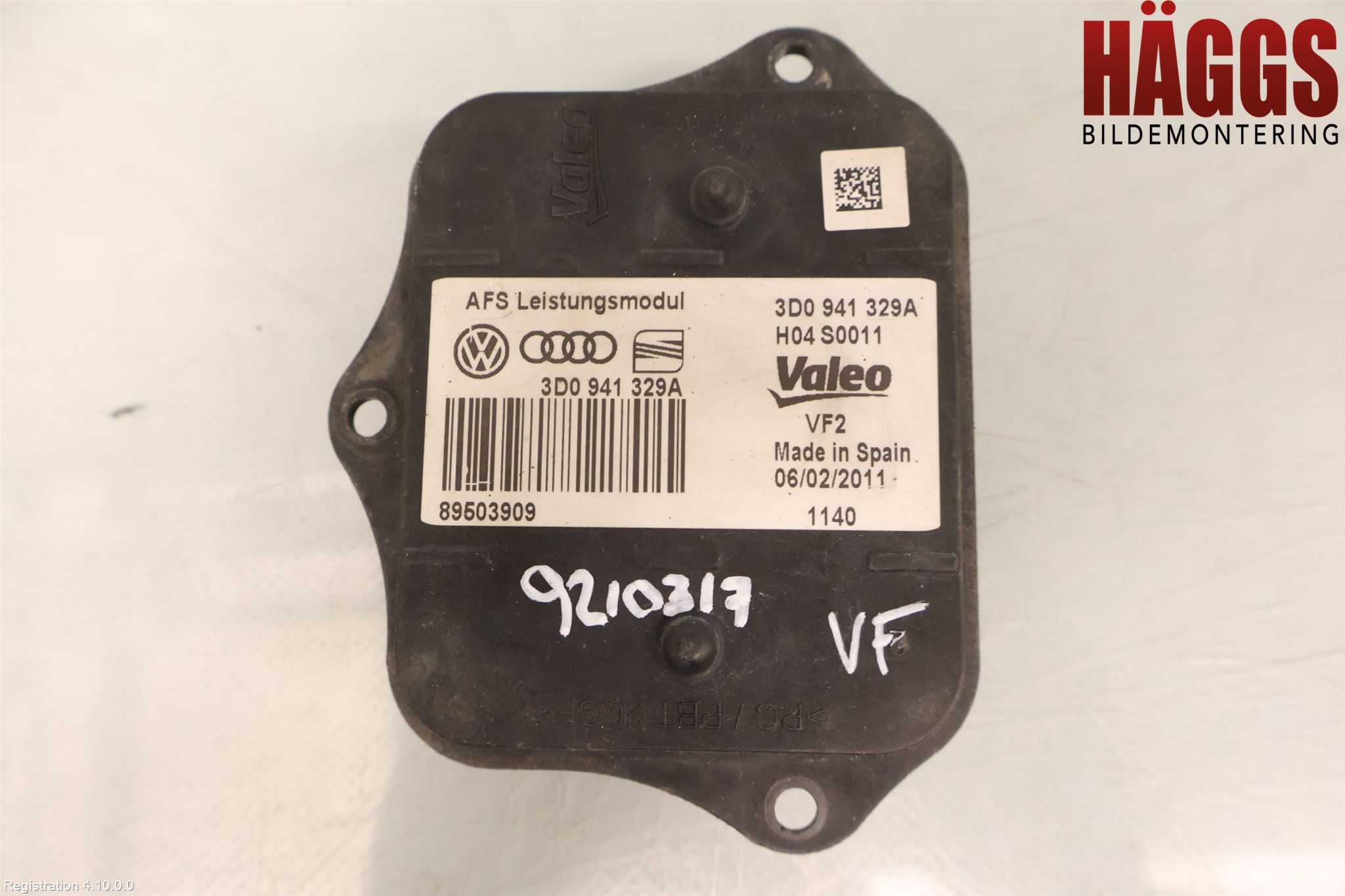 Volkswagen VW PASSAT 11-14 Styrenhet Strålkastare