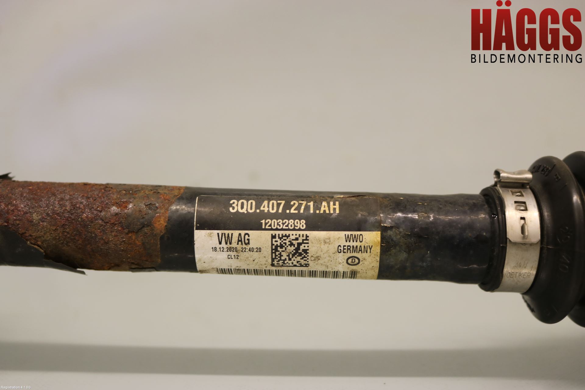 Volkswagen VW CADDY 21- Drivaxel Fram Vänster