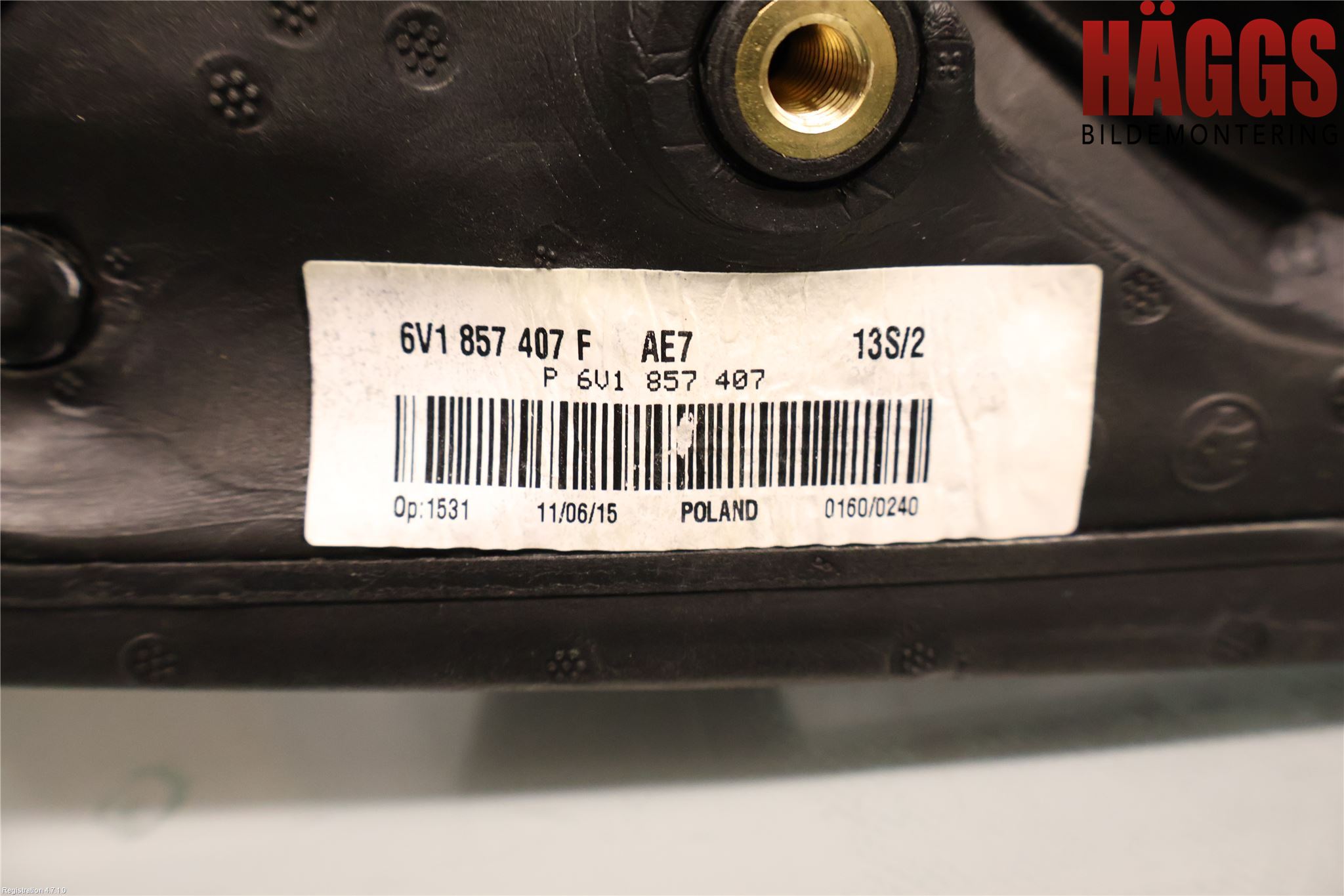Skoda FABIA 15-21 Spegel Yttre El Vä