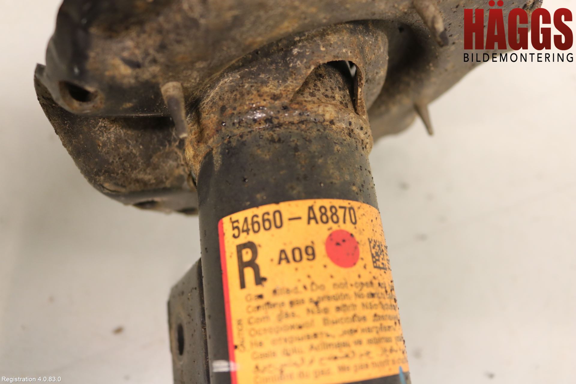 Kia OPTIMA 16-20 Fjäderben Fram Höger