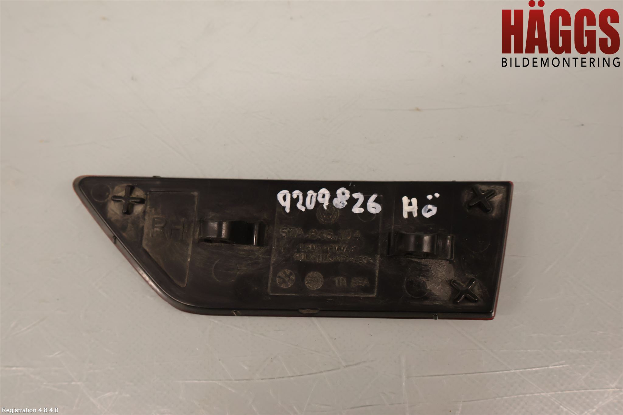 Volkswagen VW TOURAN 16- Dimljus/Reflex Bak