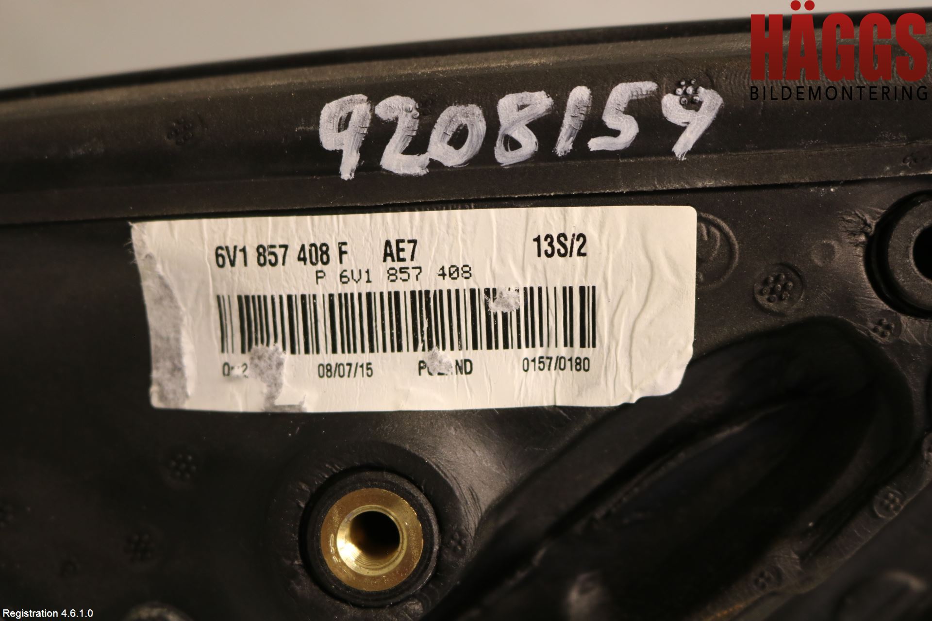 Skoda FABIA 15-21 Spegel Yttre El Hö