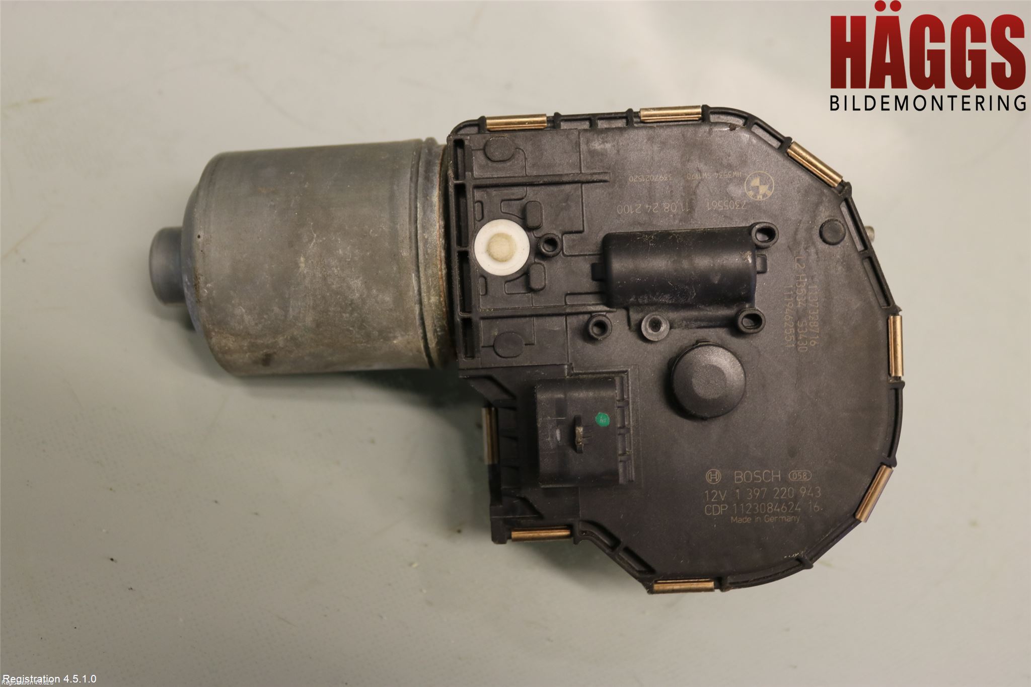 BMW 5 F10/F11/F18 09-17 Torkarmotor Vindruta