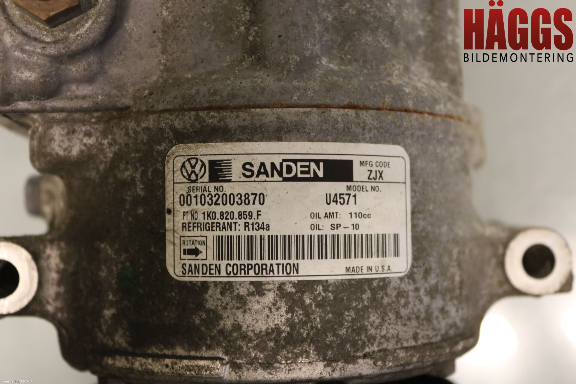 Volkswagen VW GOLF V 04-09 Ac Kompressor