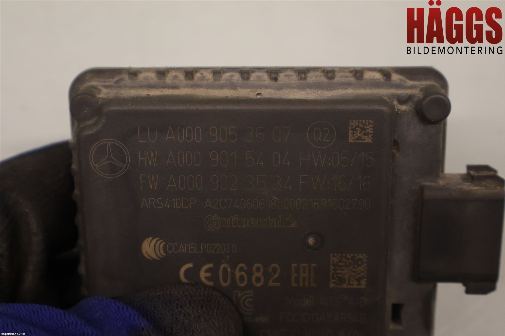 Mercedes-Benz MB E-KLASS (W213) 16-23 Sensor Aktivt Kollisionsskydd
