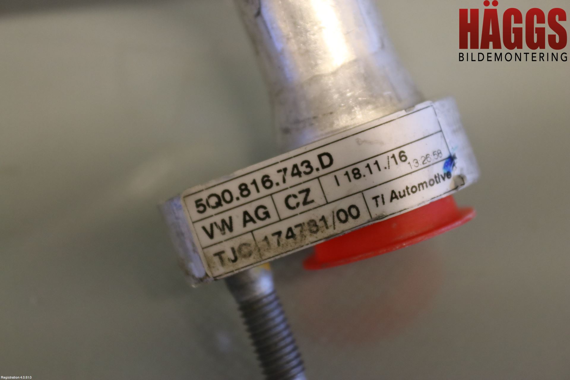 Volkswagen VW PASSAT 15-19 Ac Slang-Rör