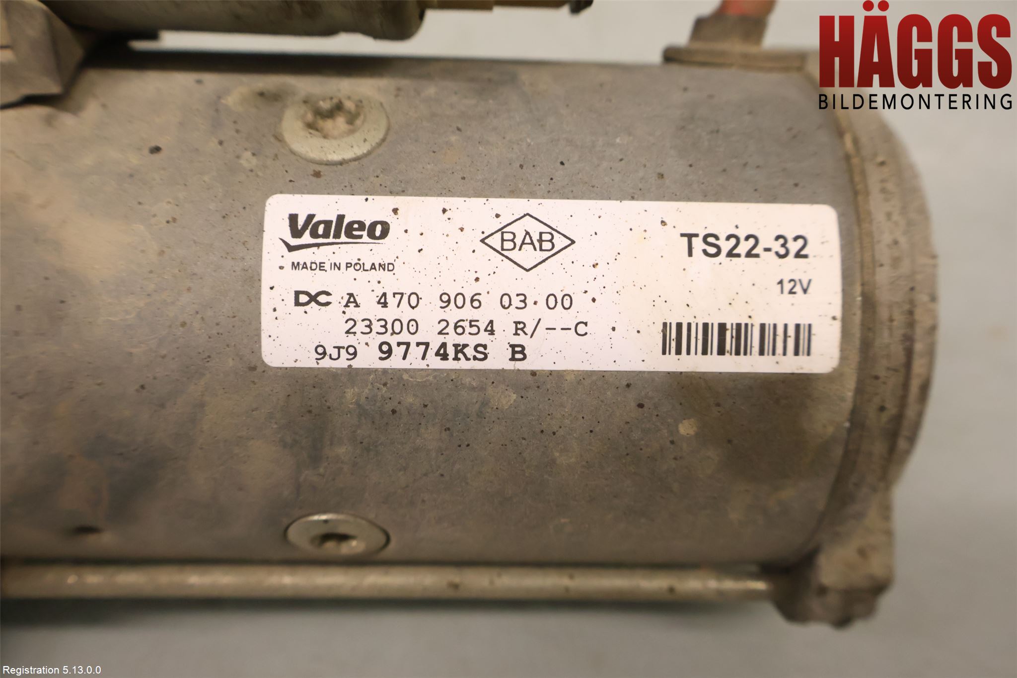 Nissan NAVARA, TREK-1 17-21 Startmotor Diesel