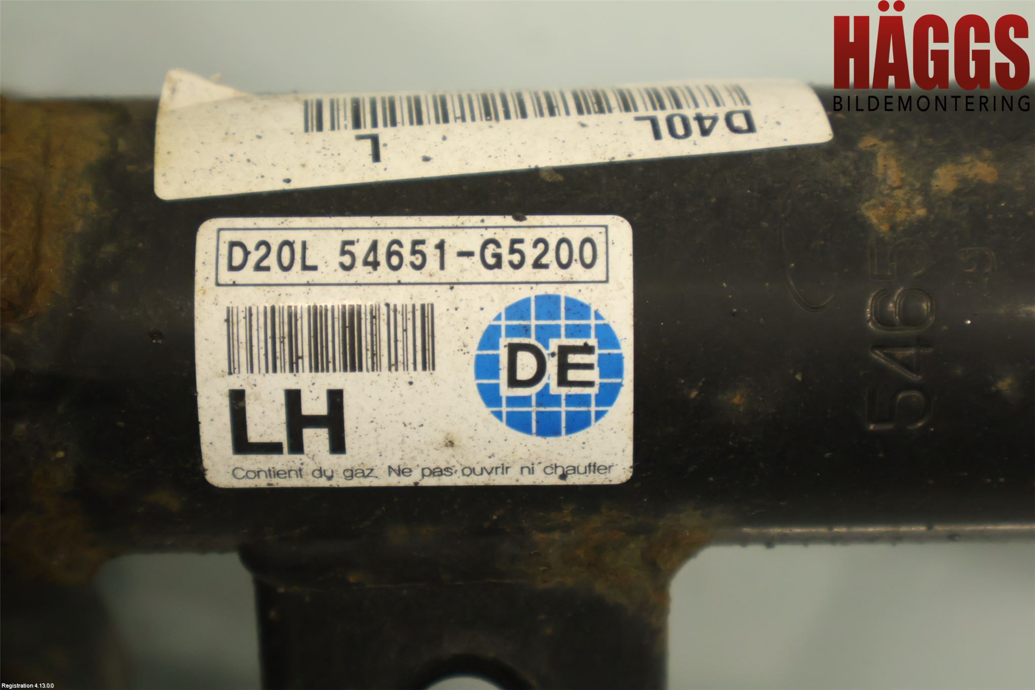 Kia NIRO (DE) 17-22 Fjäderben Fram Vänster