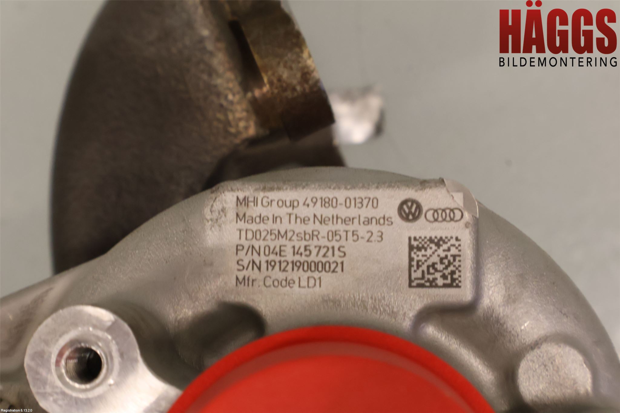 Volkswagen VW CADDY 16-20 Turboaggregat