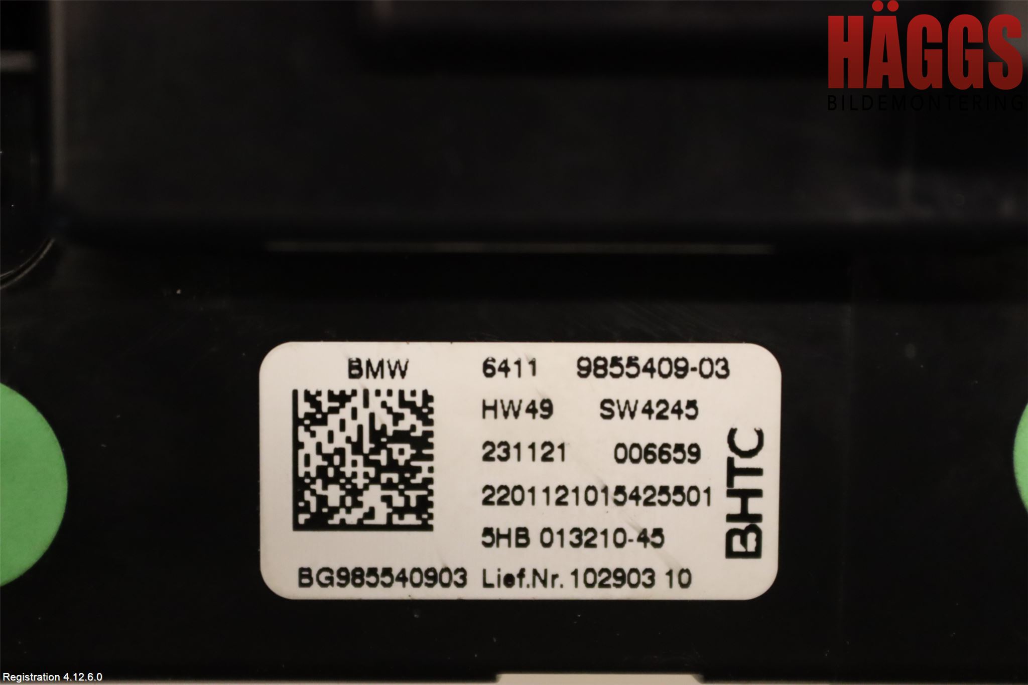 BMW X4 G02 18- Ac Styrenhet Ac Manöveren