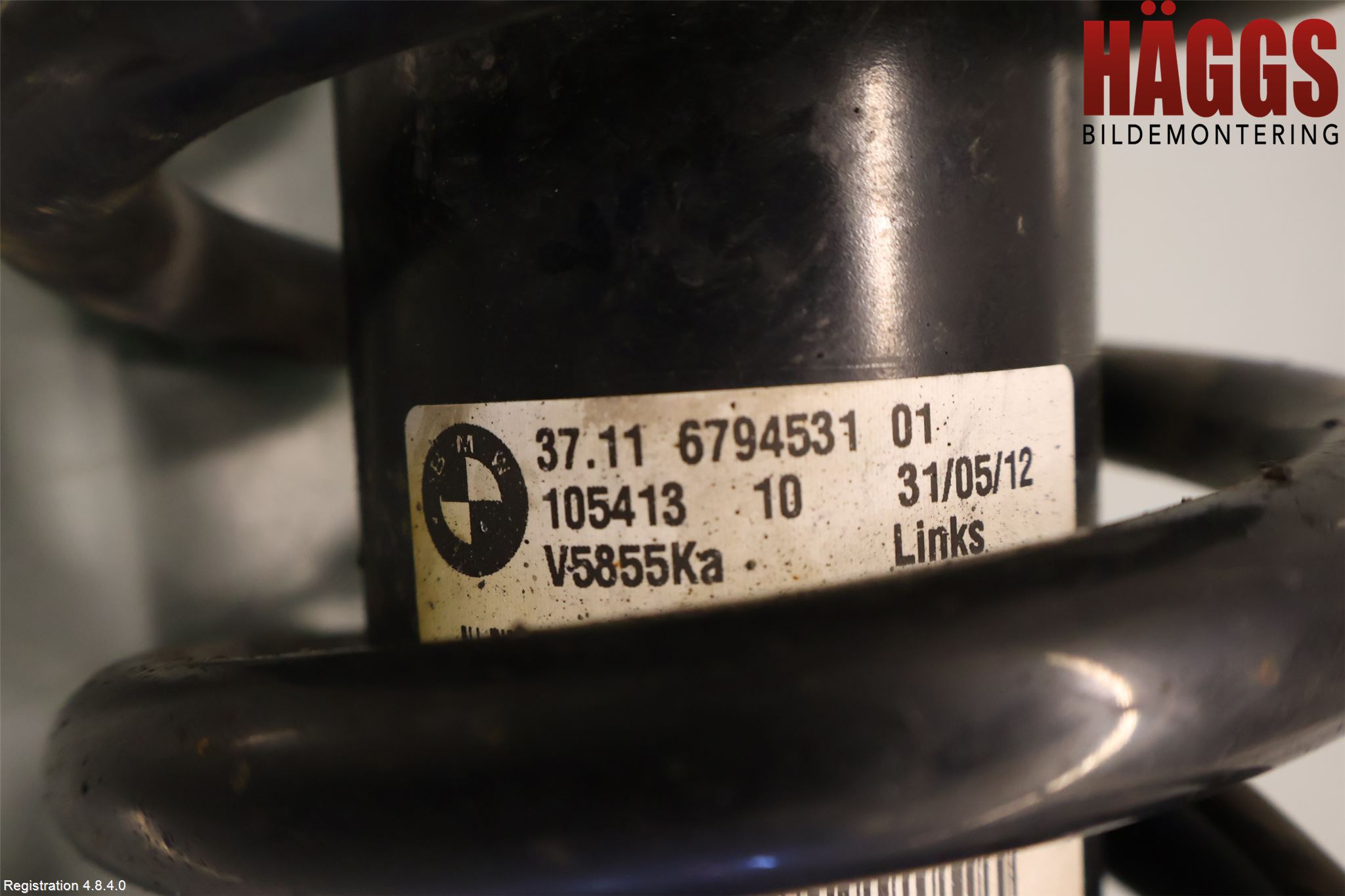 BMW X5 E70 07-13 Fjäderben Fram Vänster