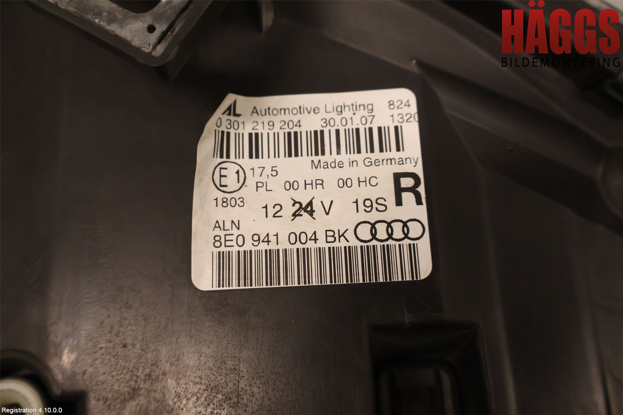 Audi A4/S4 05-07 Strålkastare Höger