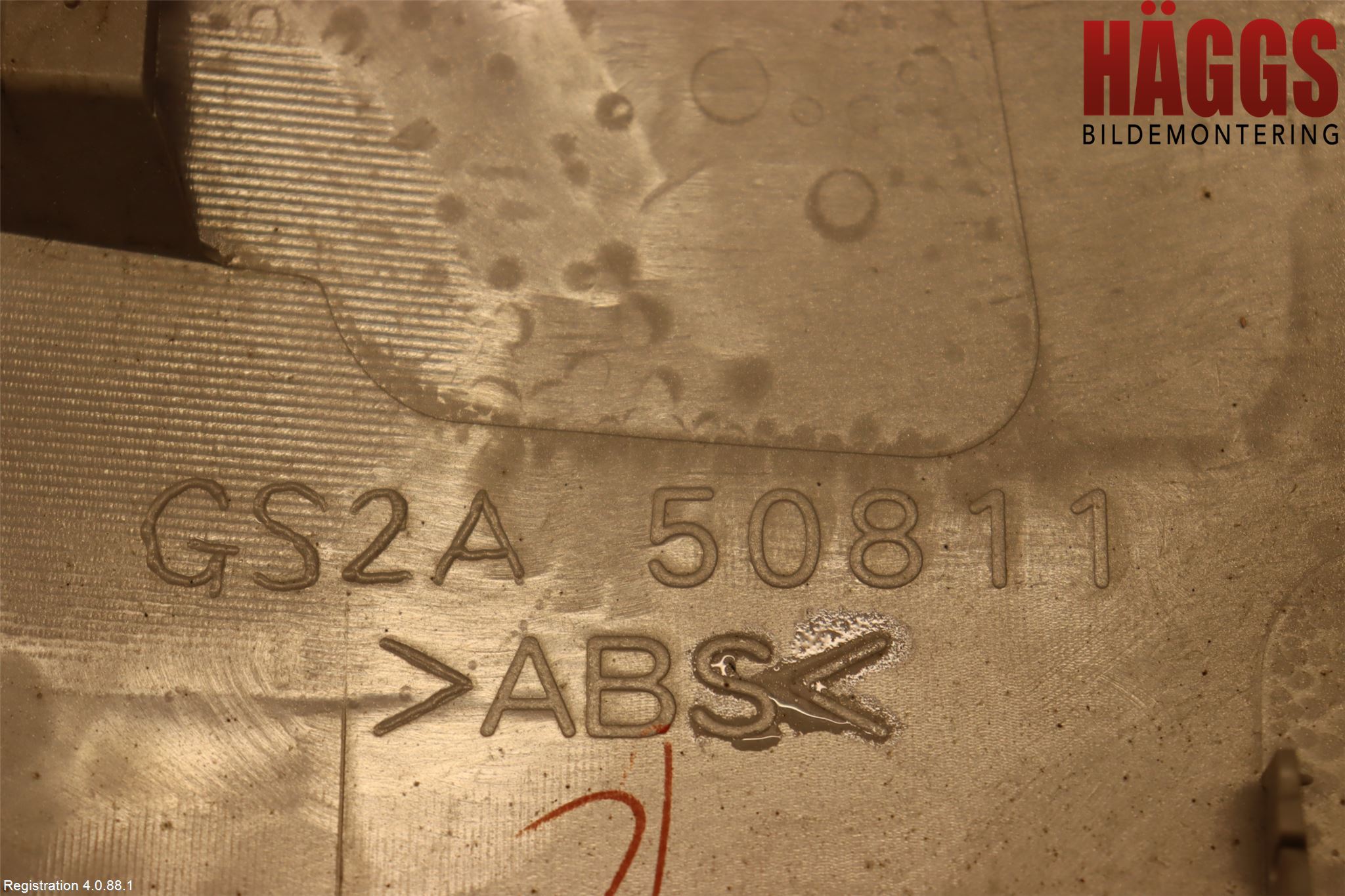 Mazda 6 08-13 Bakluckehandtag