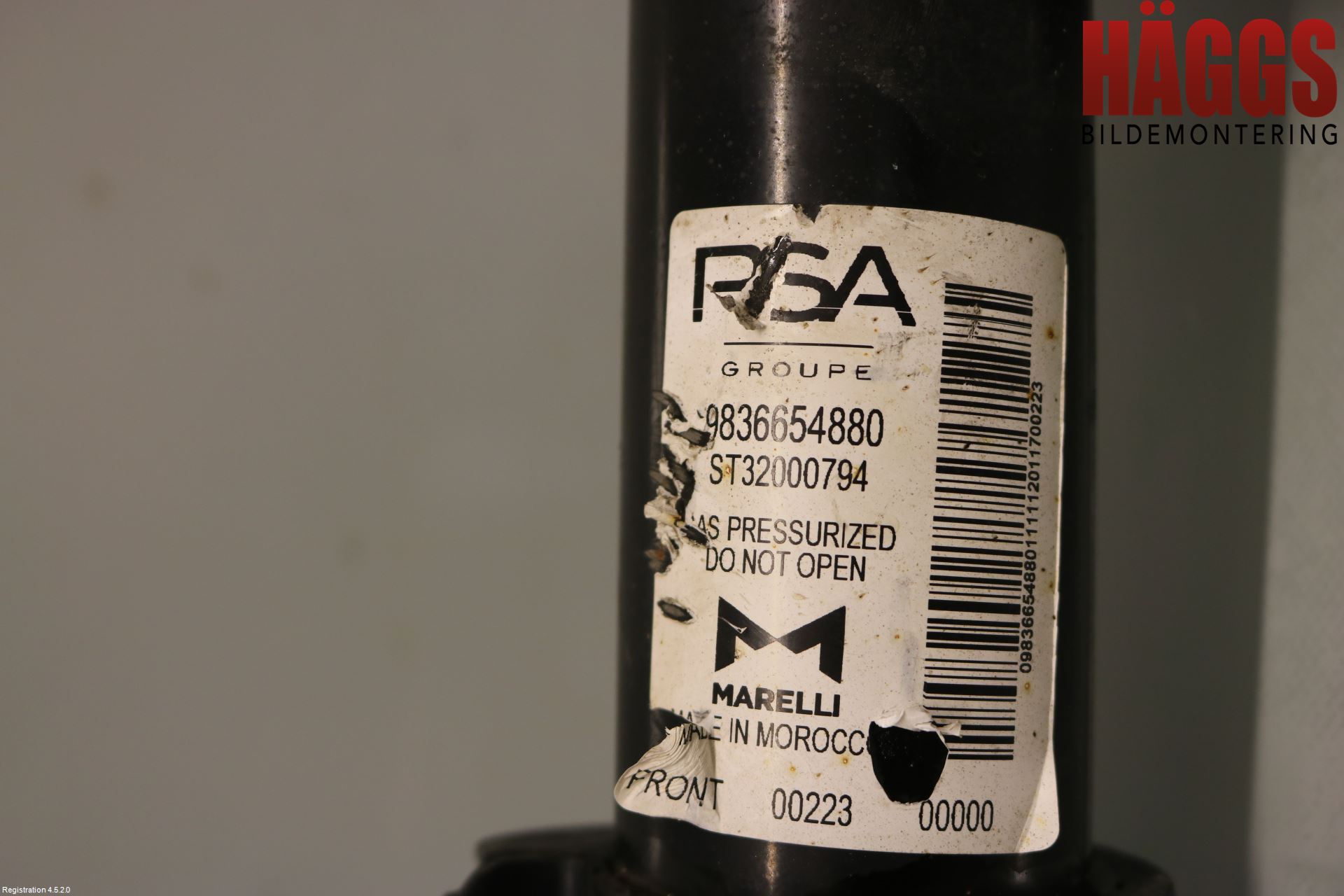 Peugeot 2008/E-2008 20- Fjäderben Fram Höger