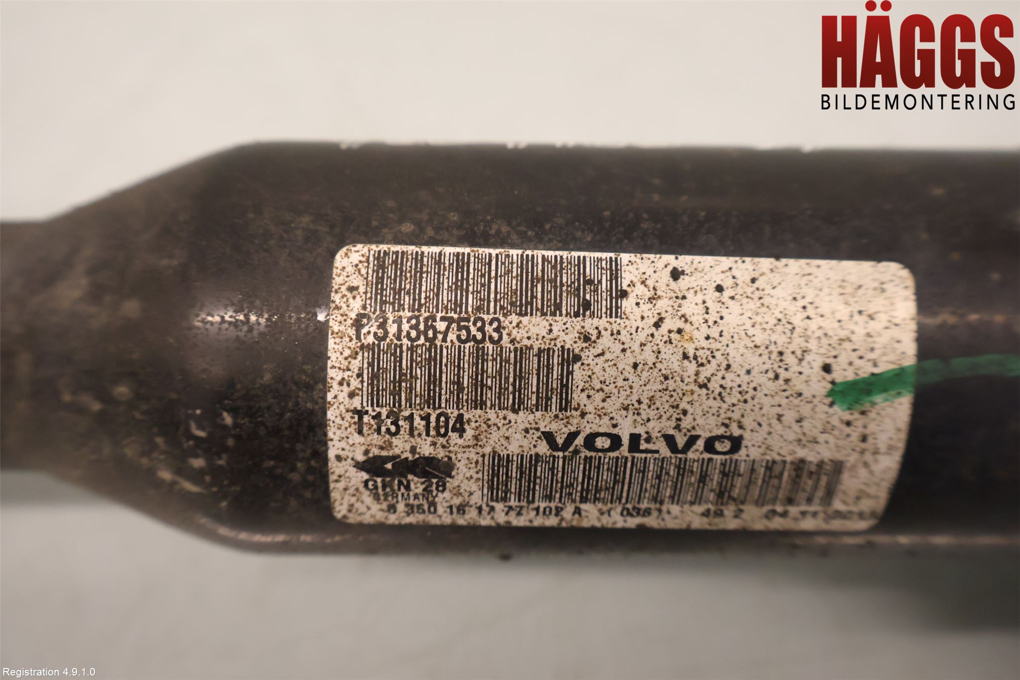 Volvo XC70 14-16 Drivaxel Fram Vänster