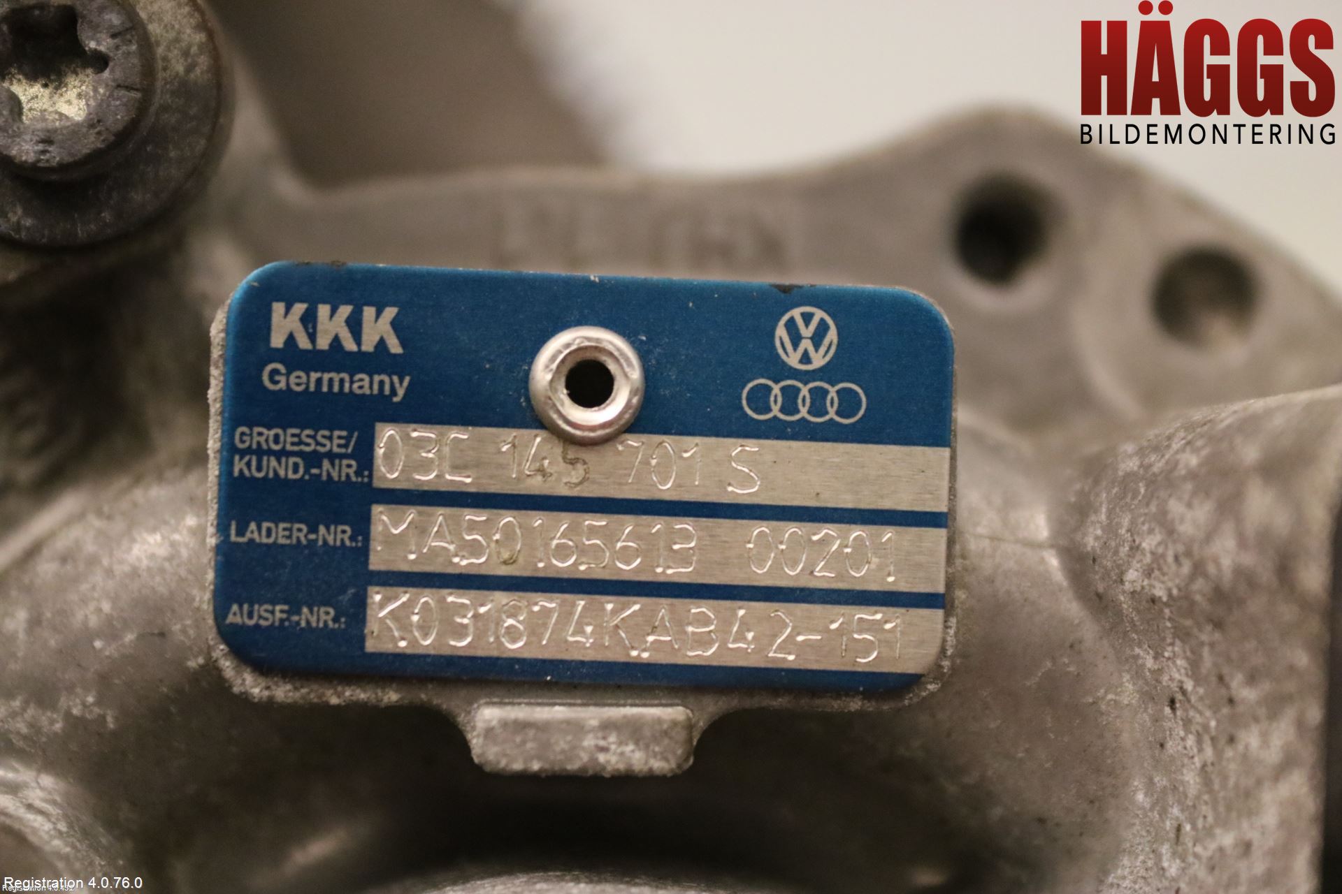 Volkswagen VW PASSAT 05-11 Turboaggregat