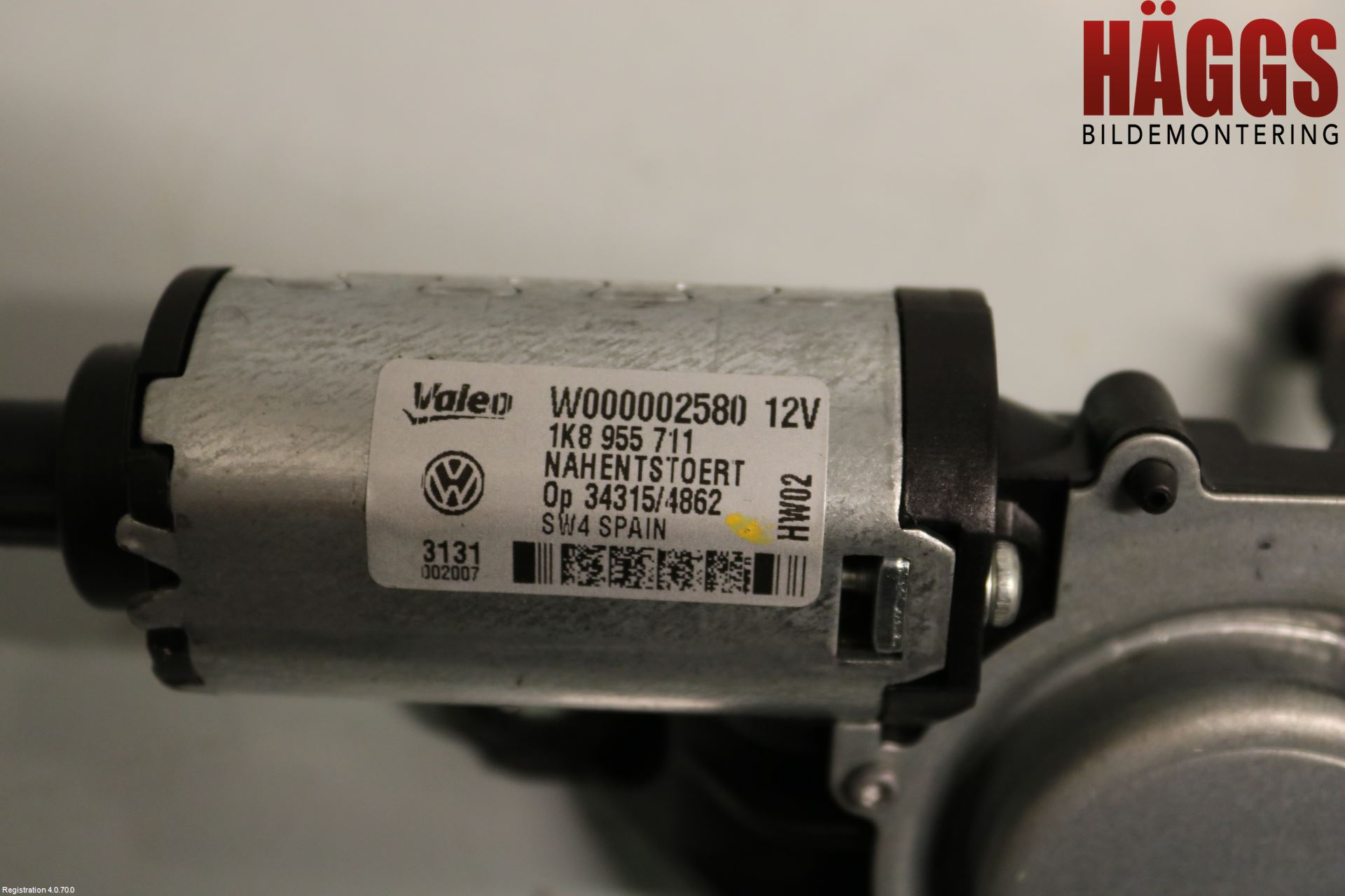 Volkswagen VW SCIROCCO 09-17 Torkarmotor Baklucka