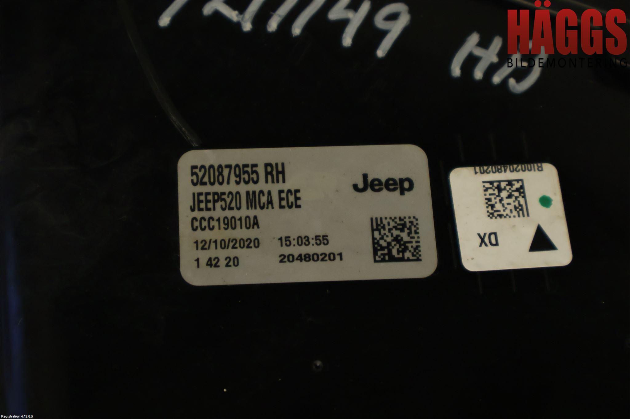 Jeep RENEGADE Bakljus Höger