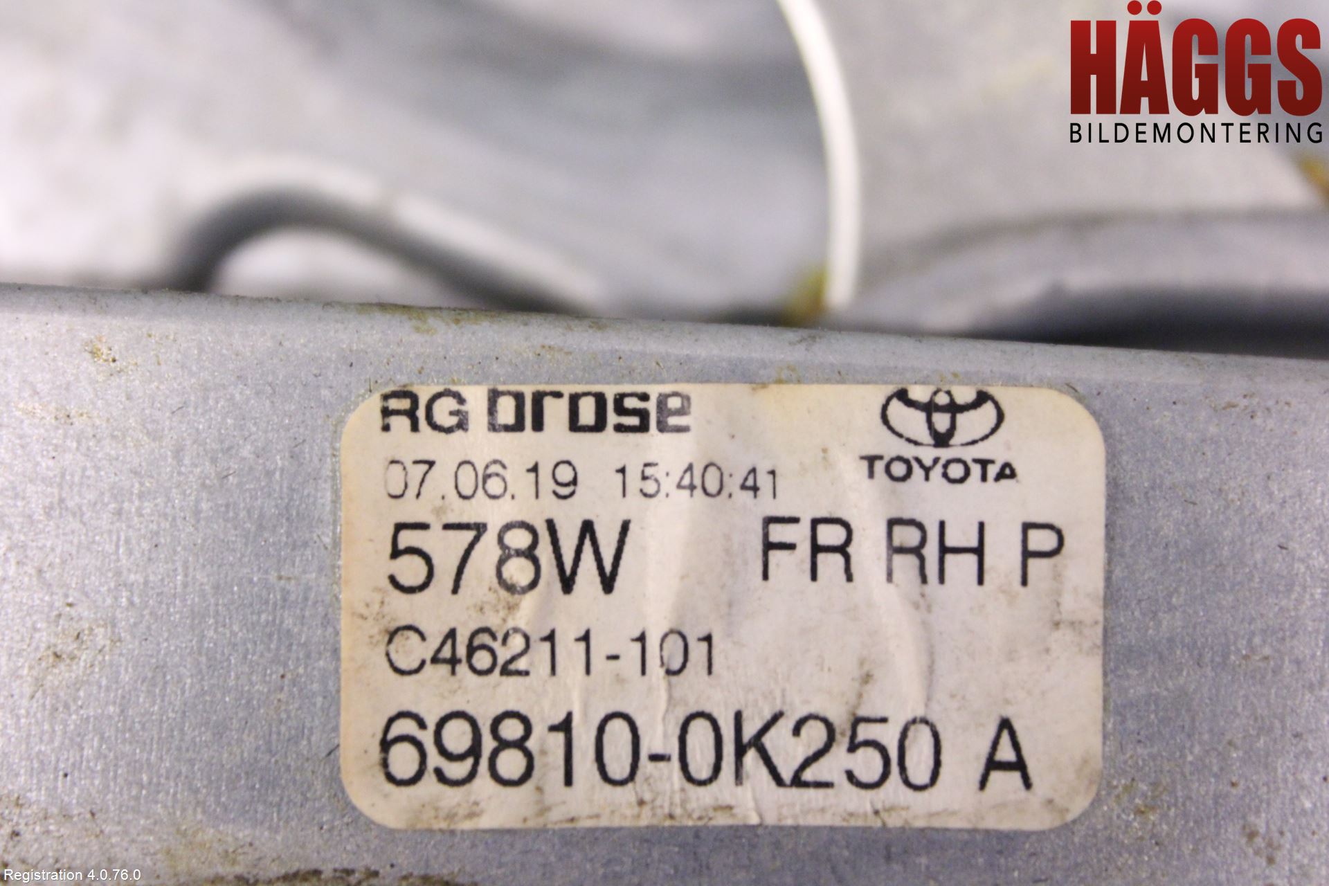 Toyota HILUX 16- Fönsterhiss El Kompl