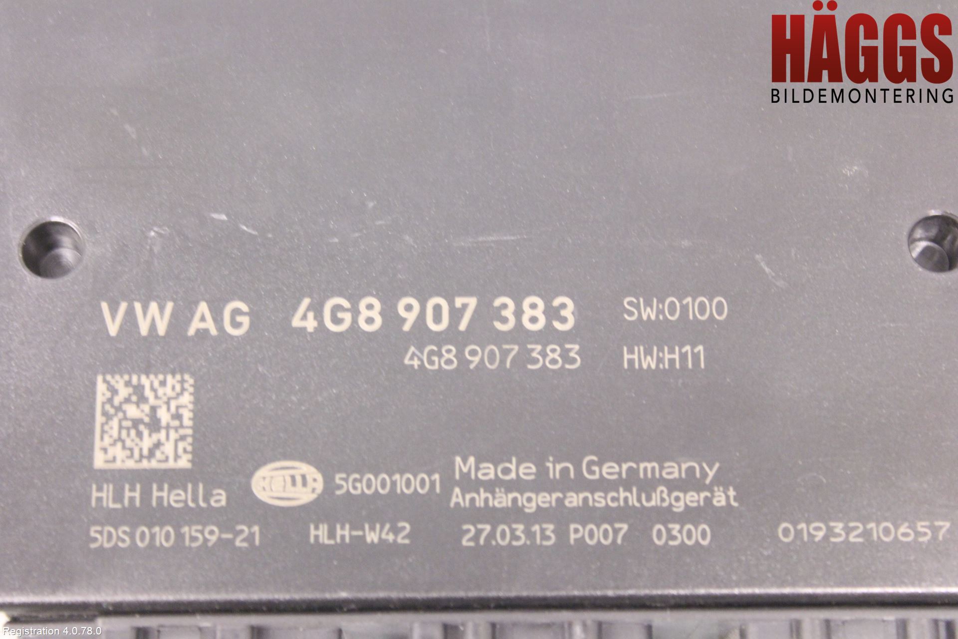 Audi A6/S6 4G 11-18 Styrenhet Dragkrok