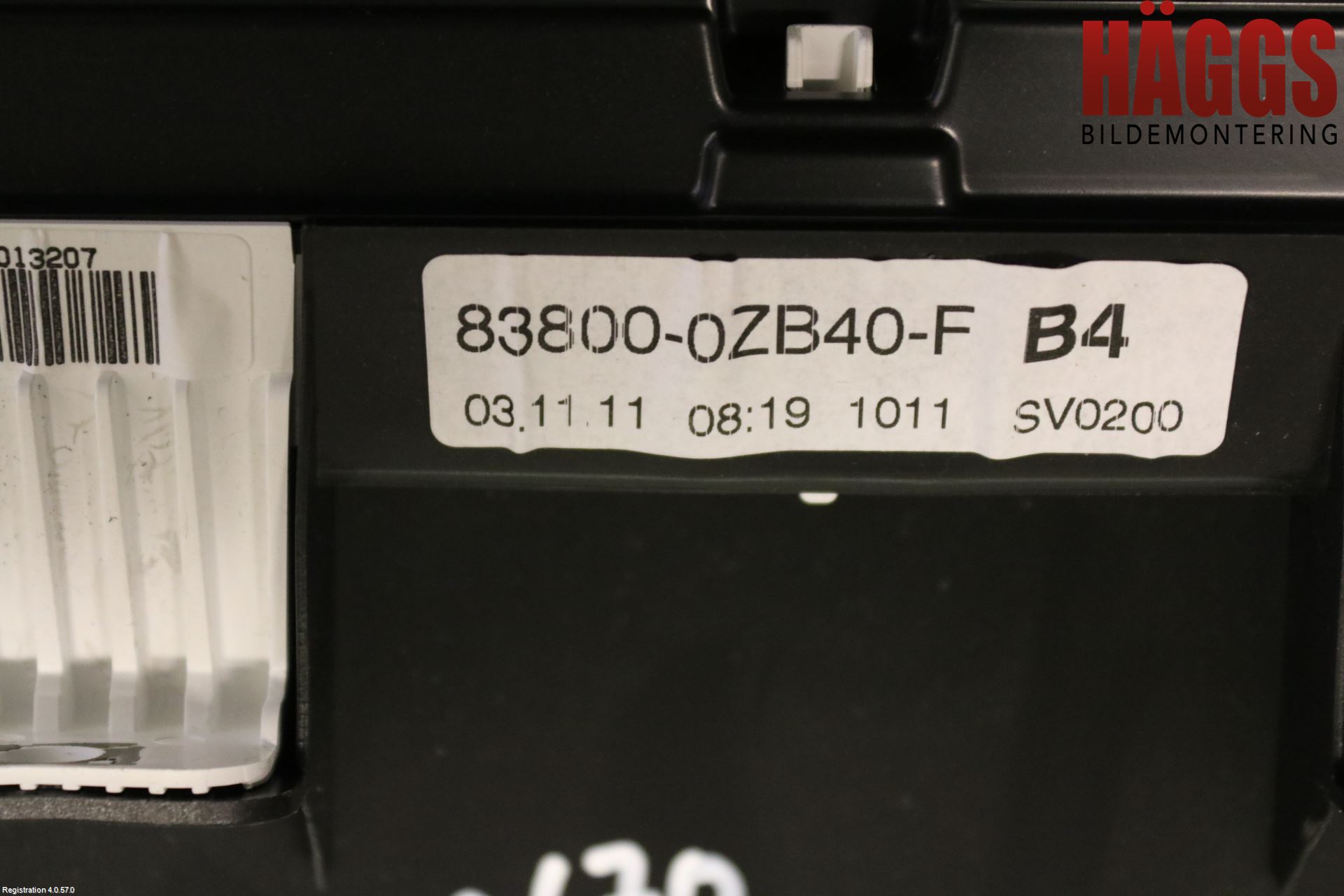 Toyota AURIS 10-12 Instrument Komb