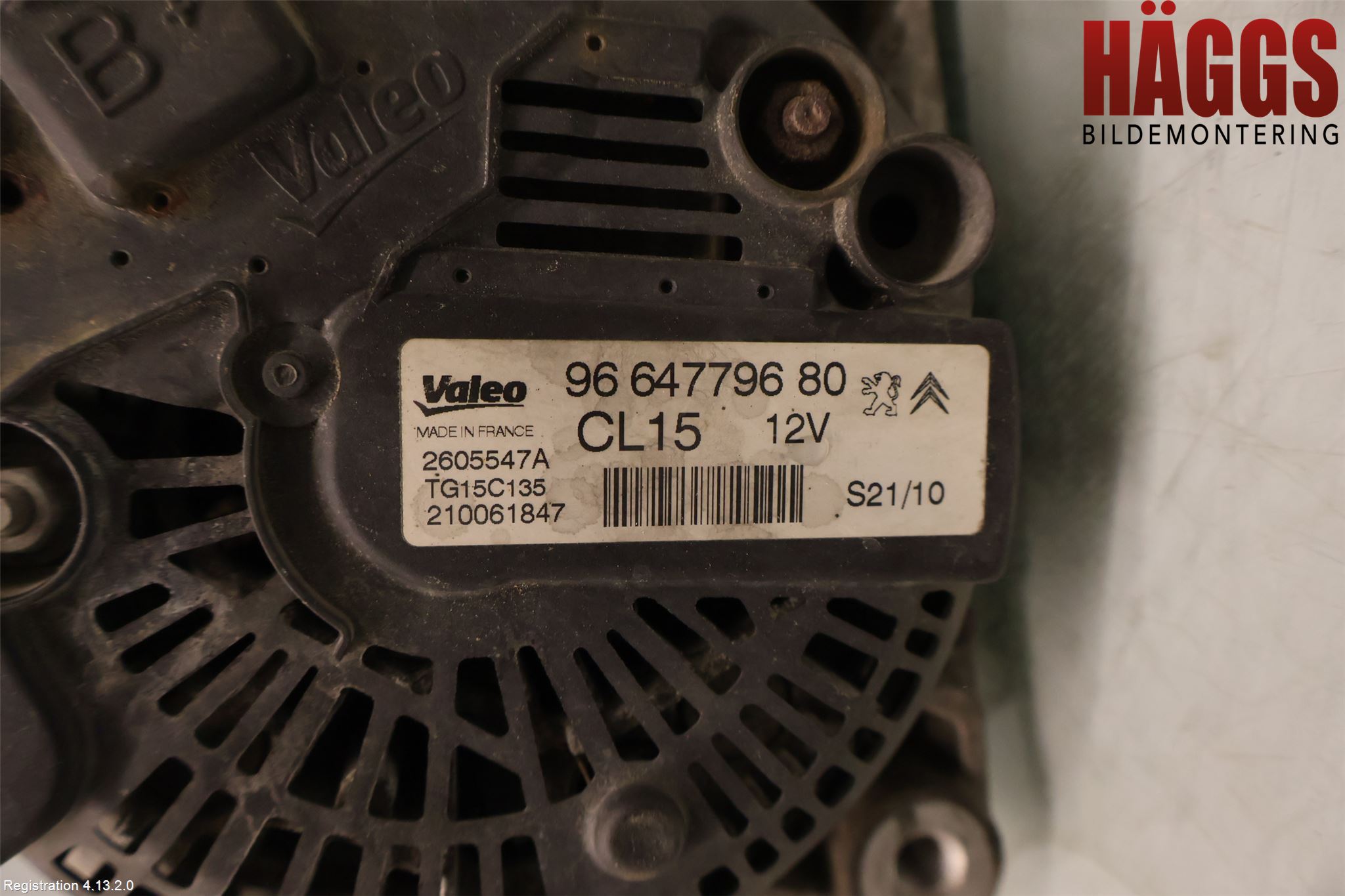 Citroen C3 10-17 Generator