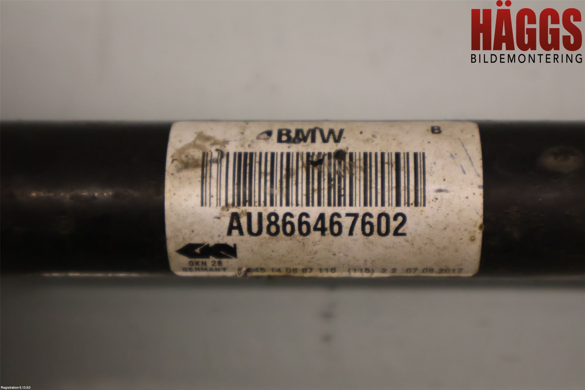 BMW 5 G30/G31/F90 17-23 Drivaxel Fram Höger