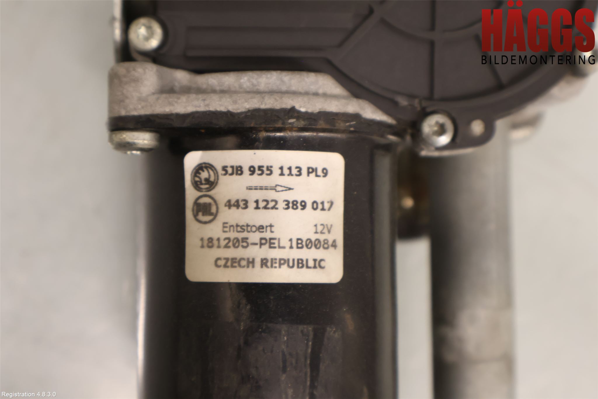 Skoda FABIA 15-21 Torkarmotor Vindruta