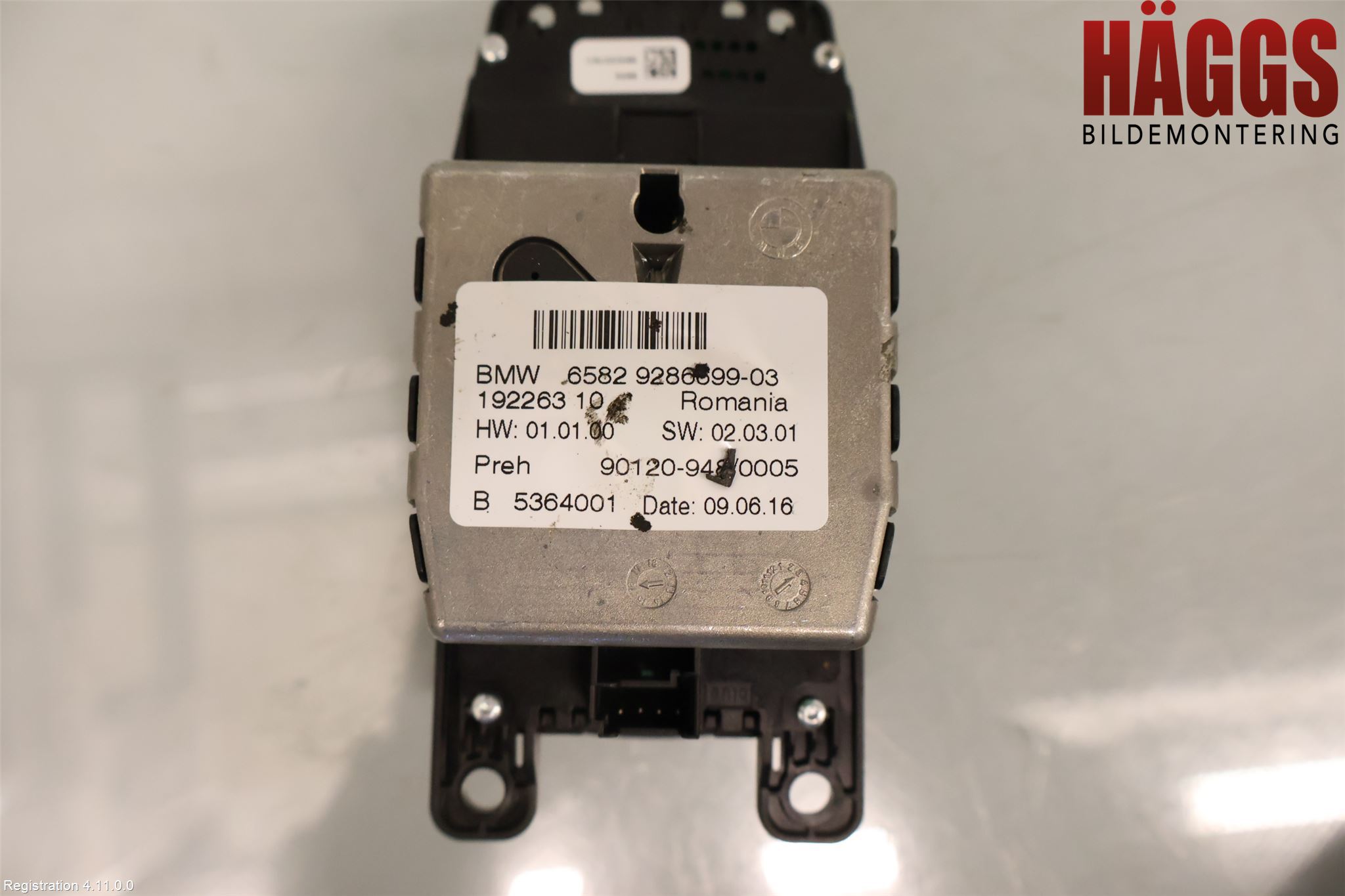 BMW 5 F10/F11/F18 09-17 Strömställare Multifunktion
