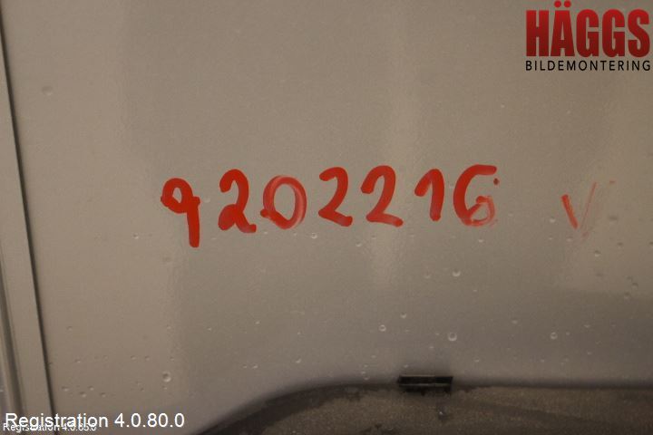 Opel COMBO D 12-18 Dörr Bak Van-Skåp Höger