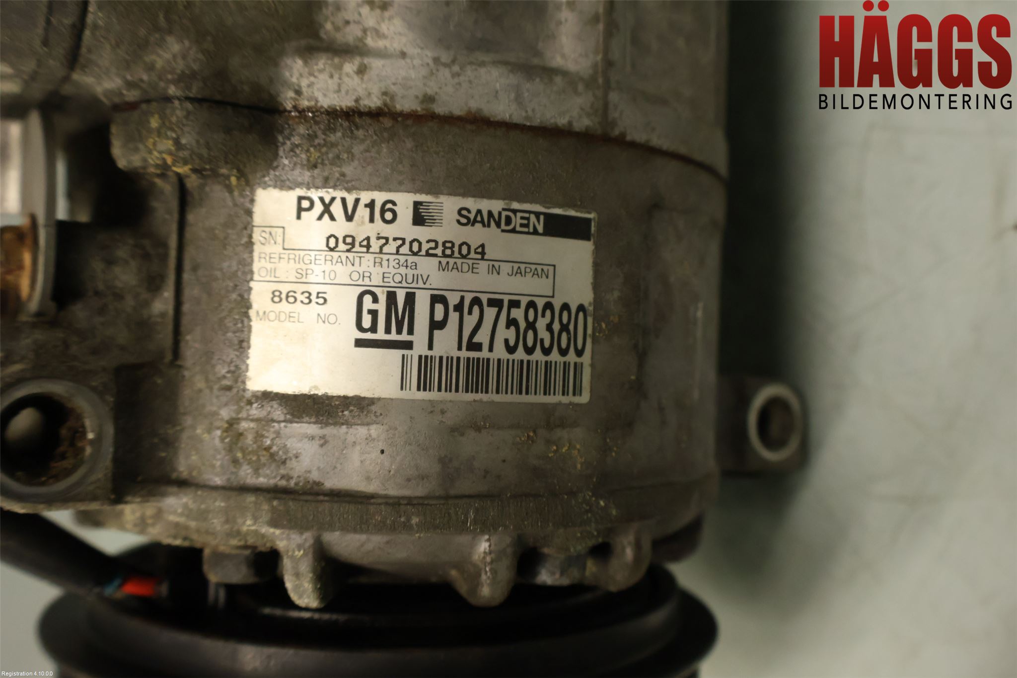 Saab 9-5     06-10 Ac Kompressor