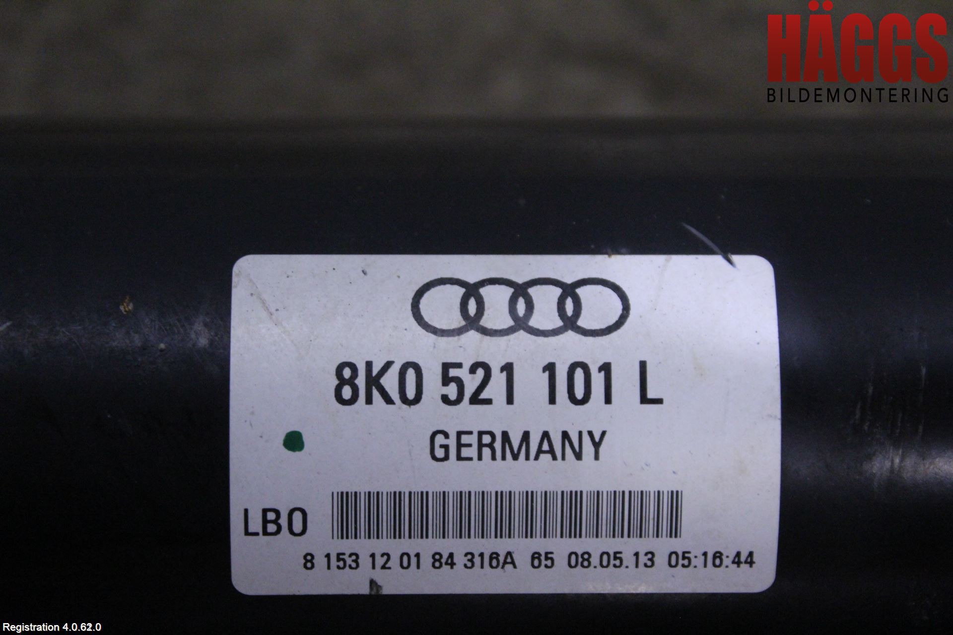 Audi A5 07-16 Mellanaxel Komp