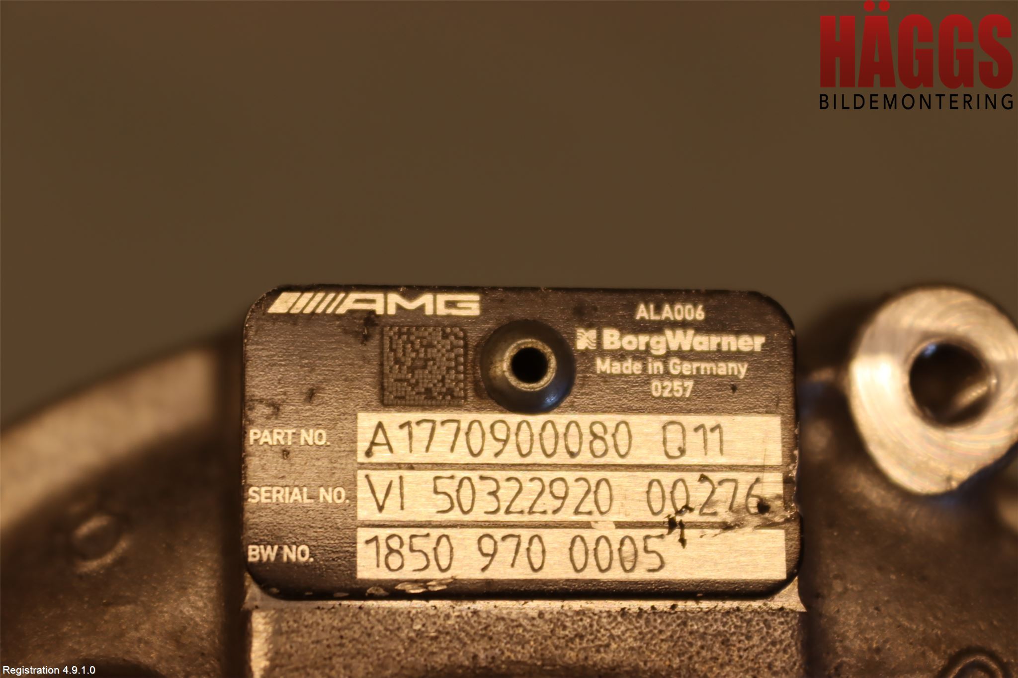 Mercedes-Benz MB C-KLASS (W205) 14-21 Turboaggregat